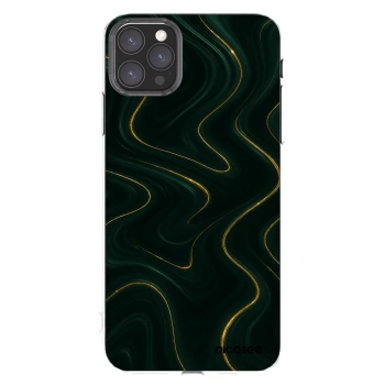 Picasee silikonski prozorni ovitek za Apple iPhone 11 Pro Max - Vawes