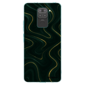 Picasee silikonski črni ovitek za Xiaomi Redmi Note 9 - Vawes