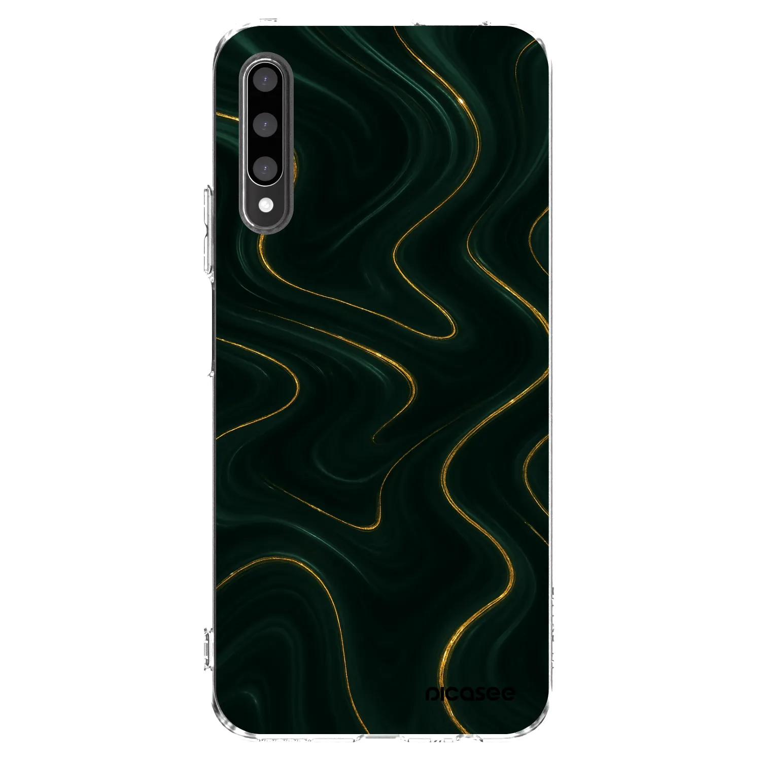 Picasee silikonski prozorni ovitek za Honor 9X Pro - Vawes