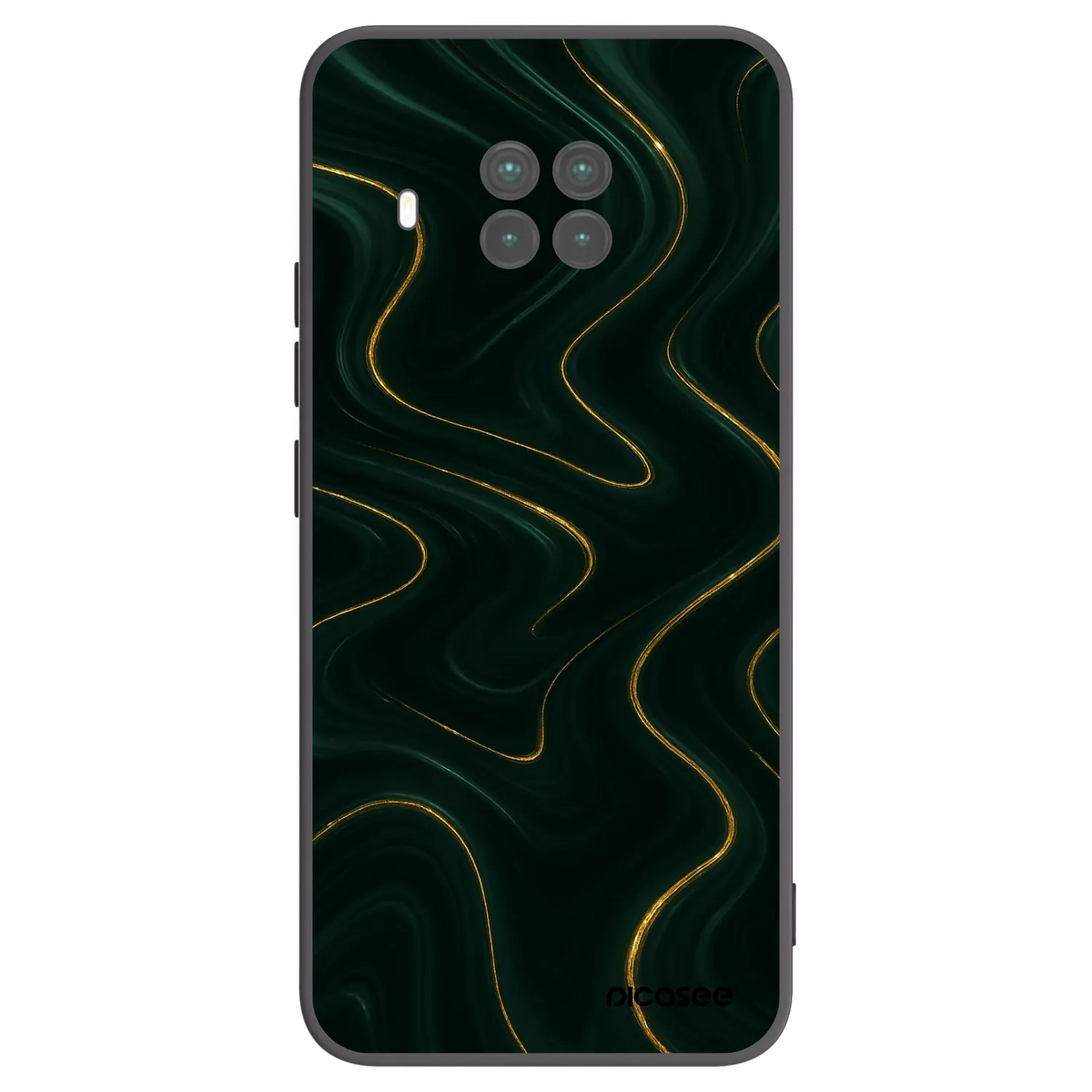 Picasee silikonski črni ovitek za Xiaomi Mi 10T Lite - Vawes