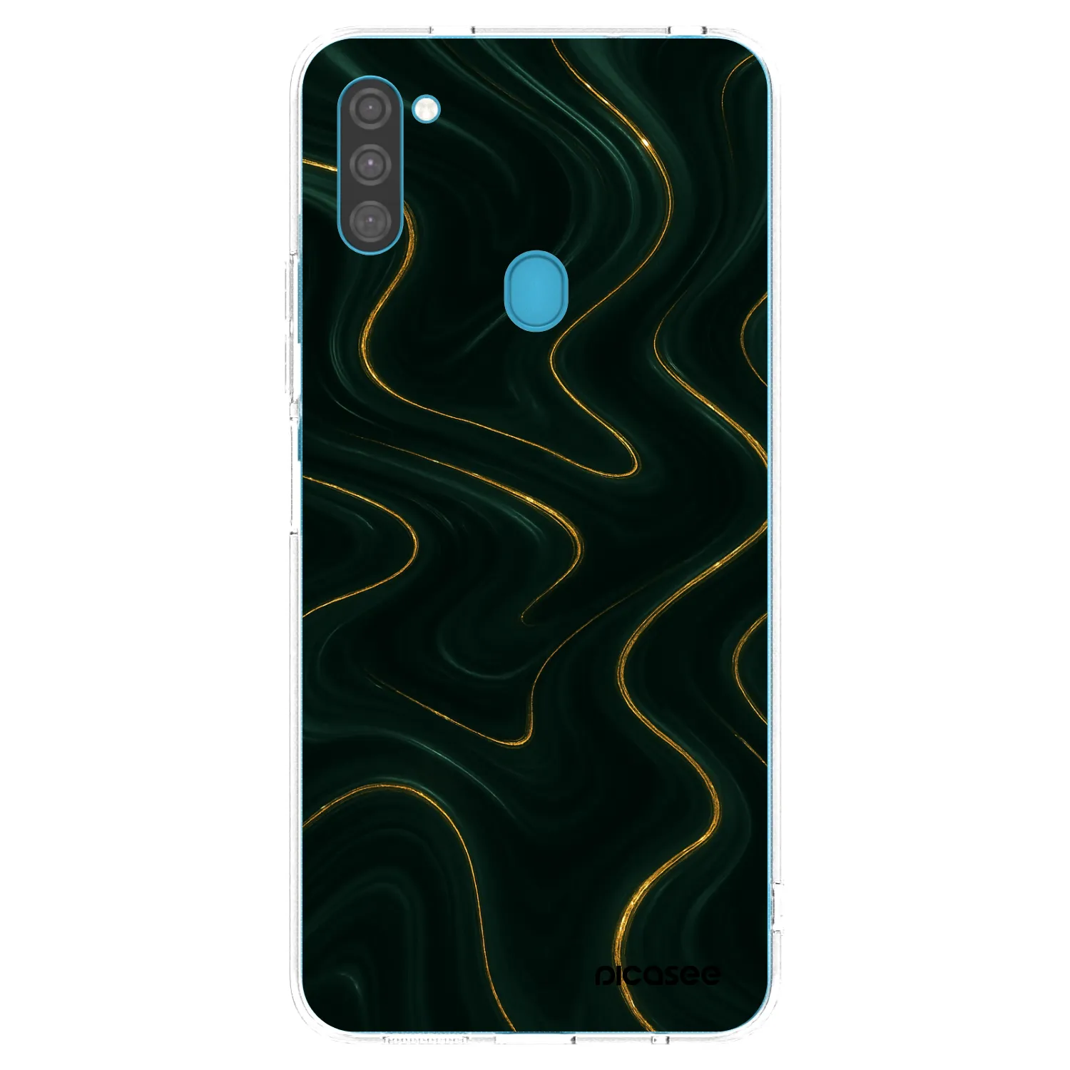 Picasee silikonski prozorni ovitek za Samsung Galaxy M11 - Vawes