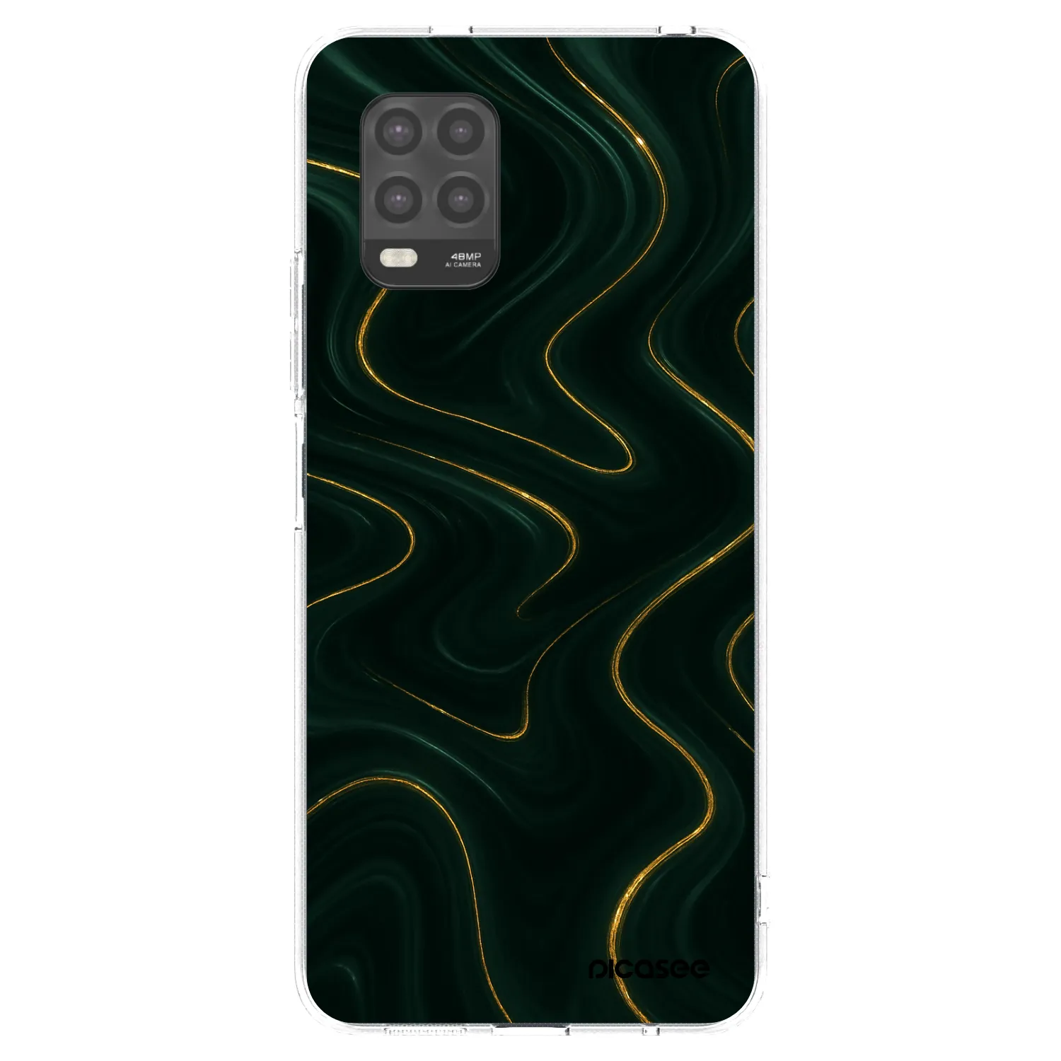 Picasee silikonski prozorni ovitek za Xiaomi Mi 10 Lite - Vawes