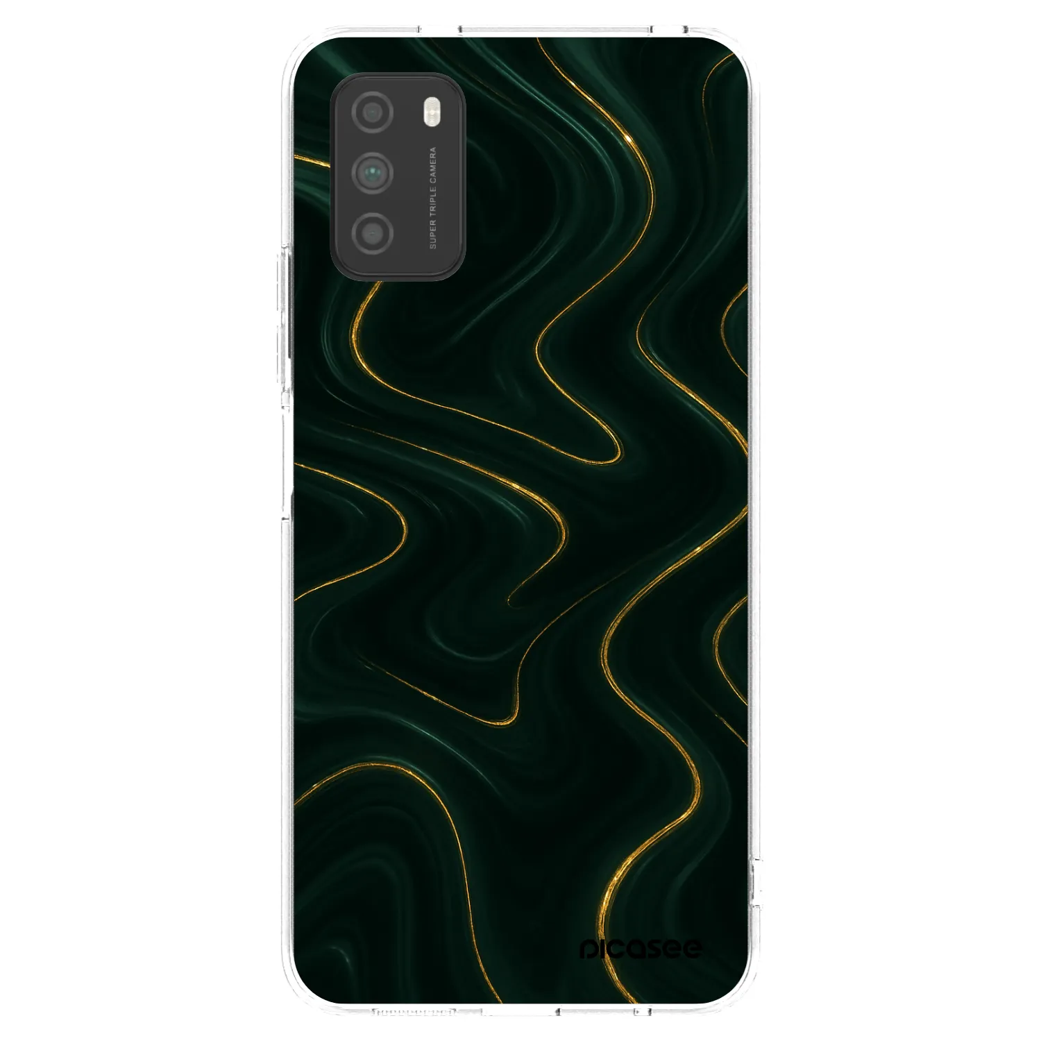 Picasee silikonski prozorni ovitek za Xiaomi Poco M3 - Vawes