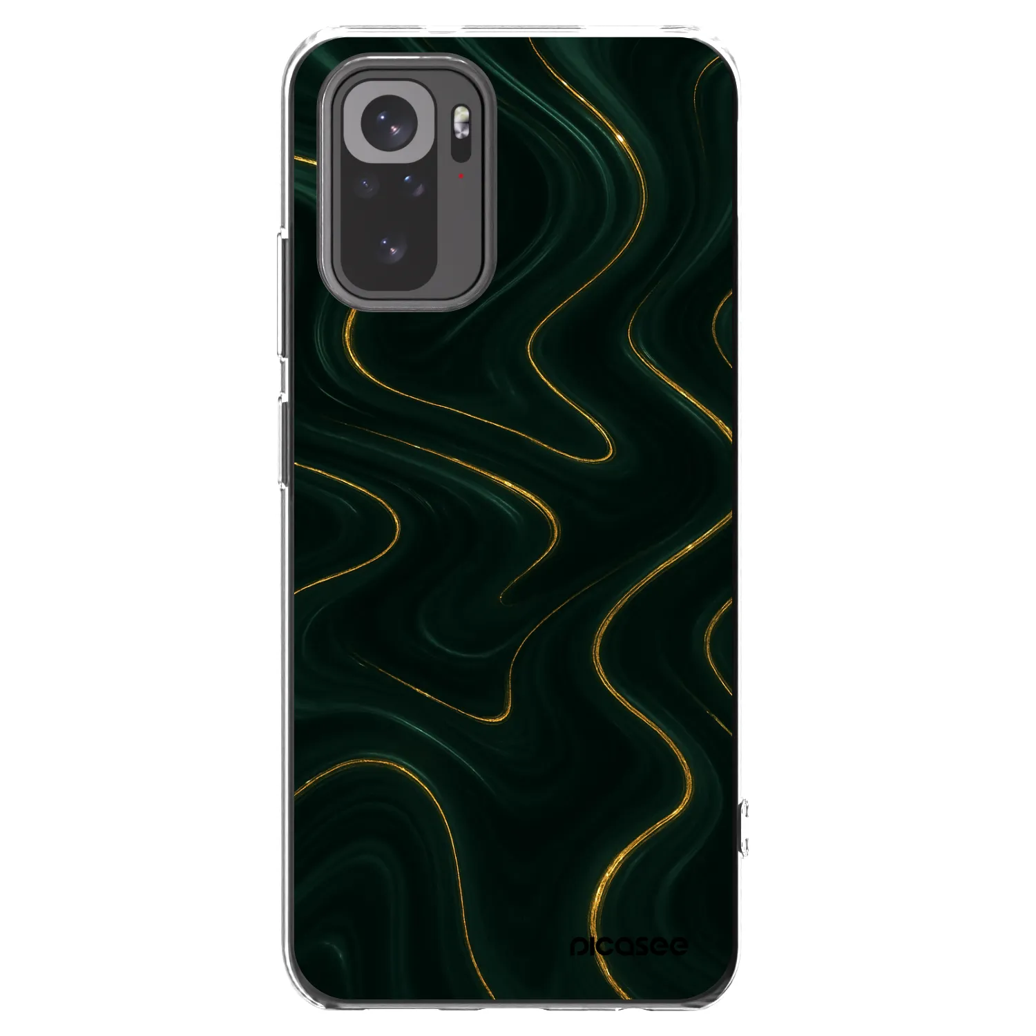 Picasee silikonski prozorni ovitek za Xiaomi Redmi Note 10S - Vawes