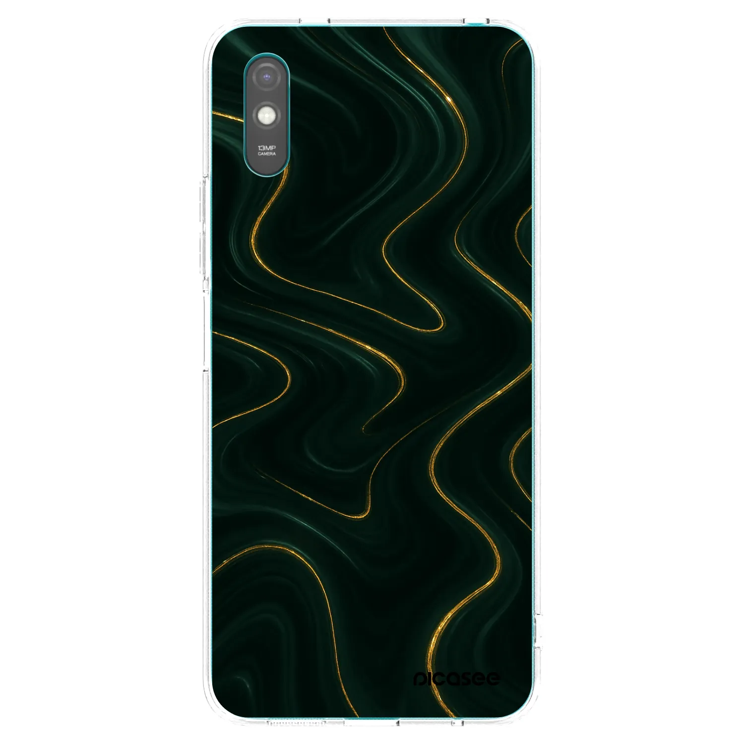 Picasee silikonski prozorni ovitek za Xiaomi Redmi 9AT - Vawes