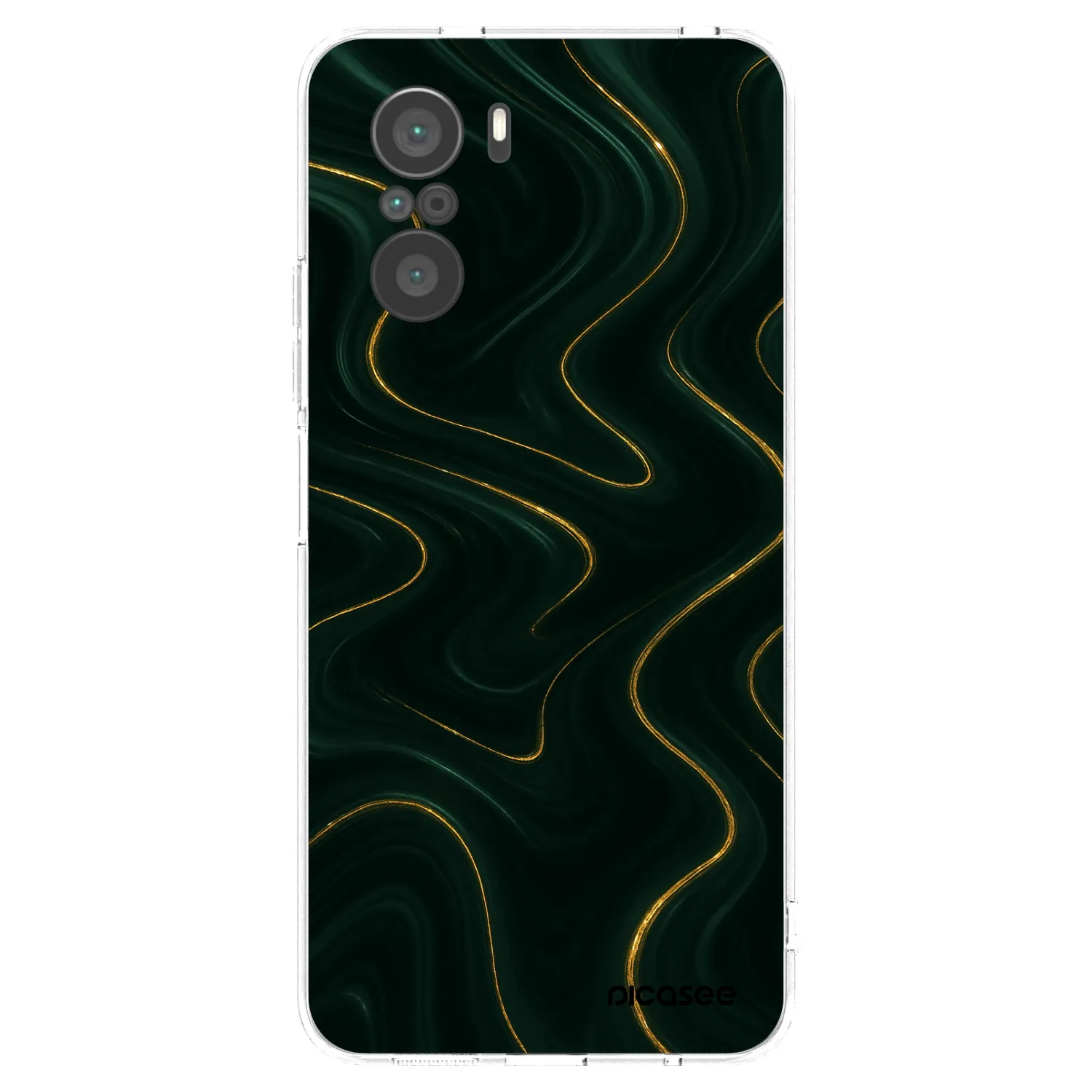 Picasee silikonski prozorni ovitek za Xiaomi Poco F3 - Vawes