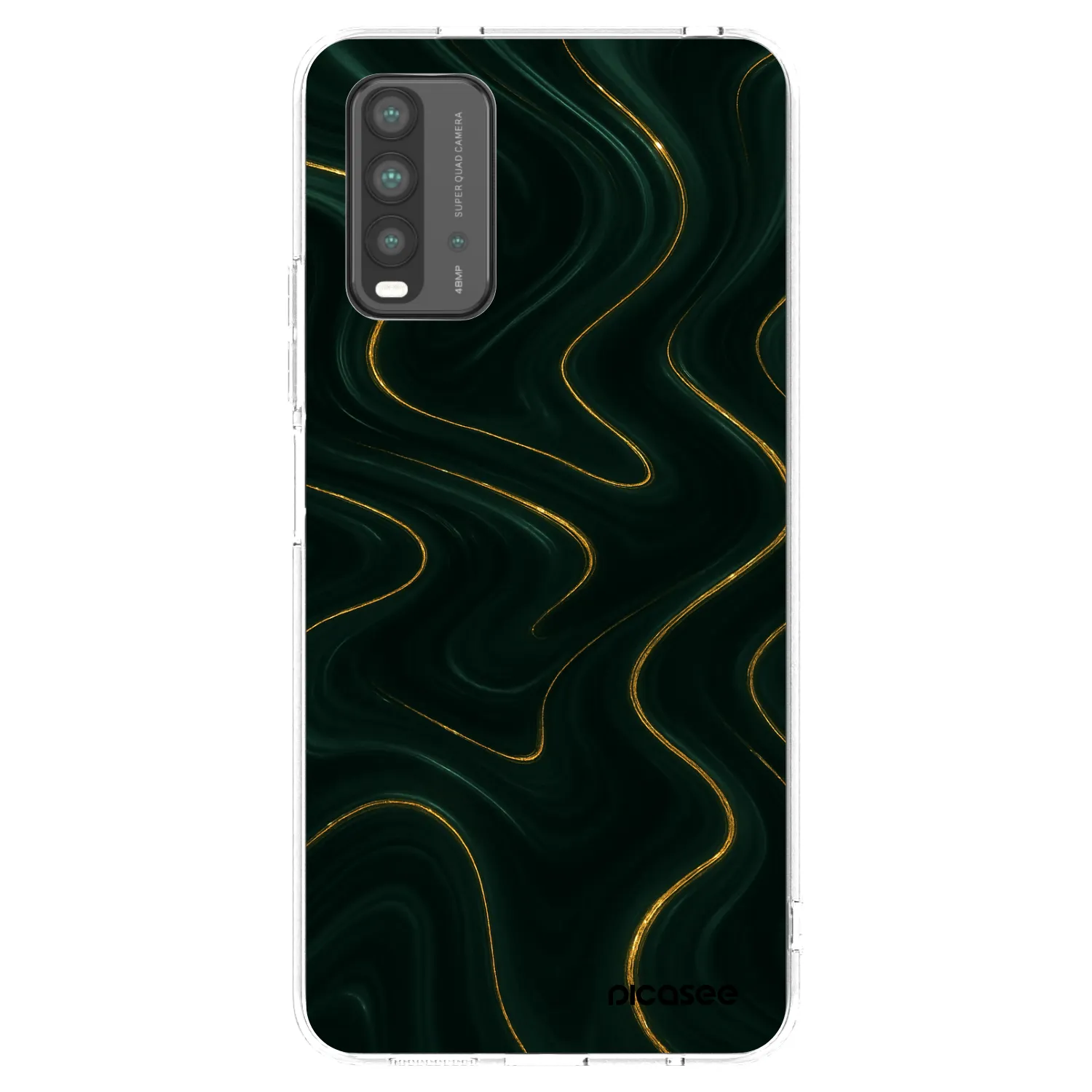 Picasee silikonski prozorni ovitek za Xiaomi Redmi 9T - Vawes