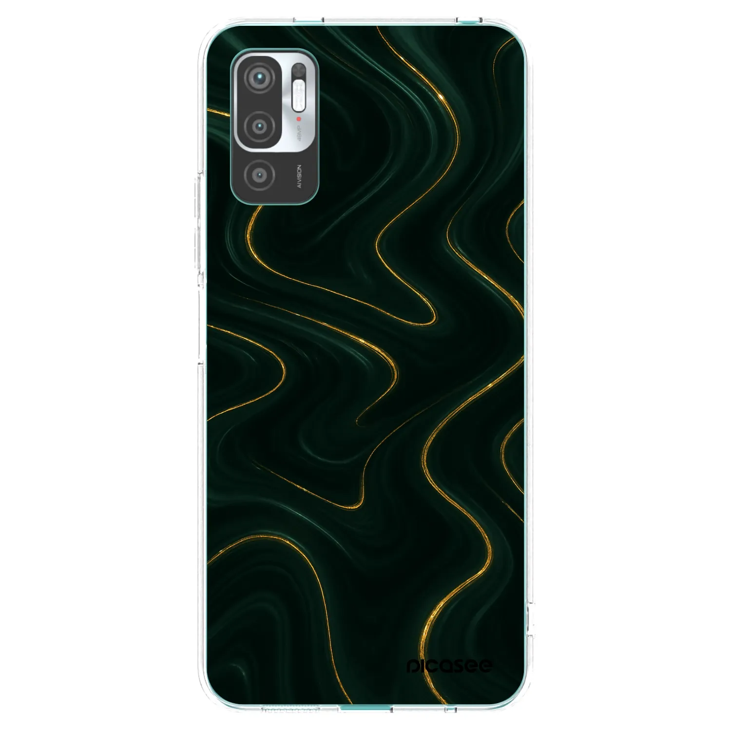 Picasee silikonski prozorni ovitek za Xiaomi Redmi Note 10 5G - Vawes