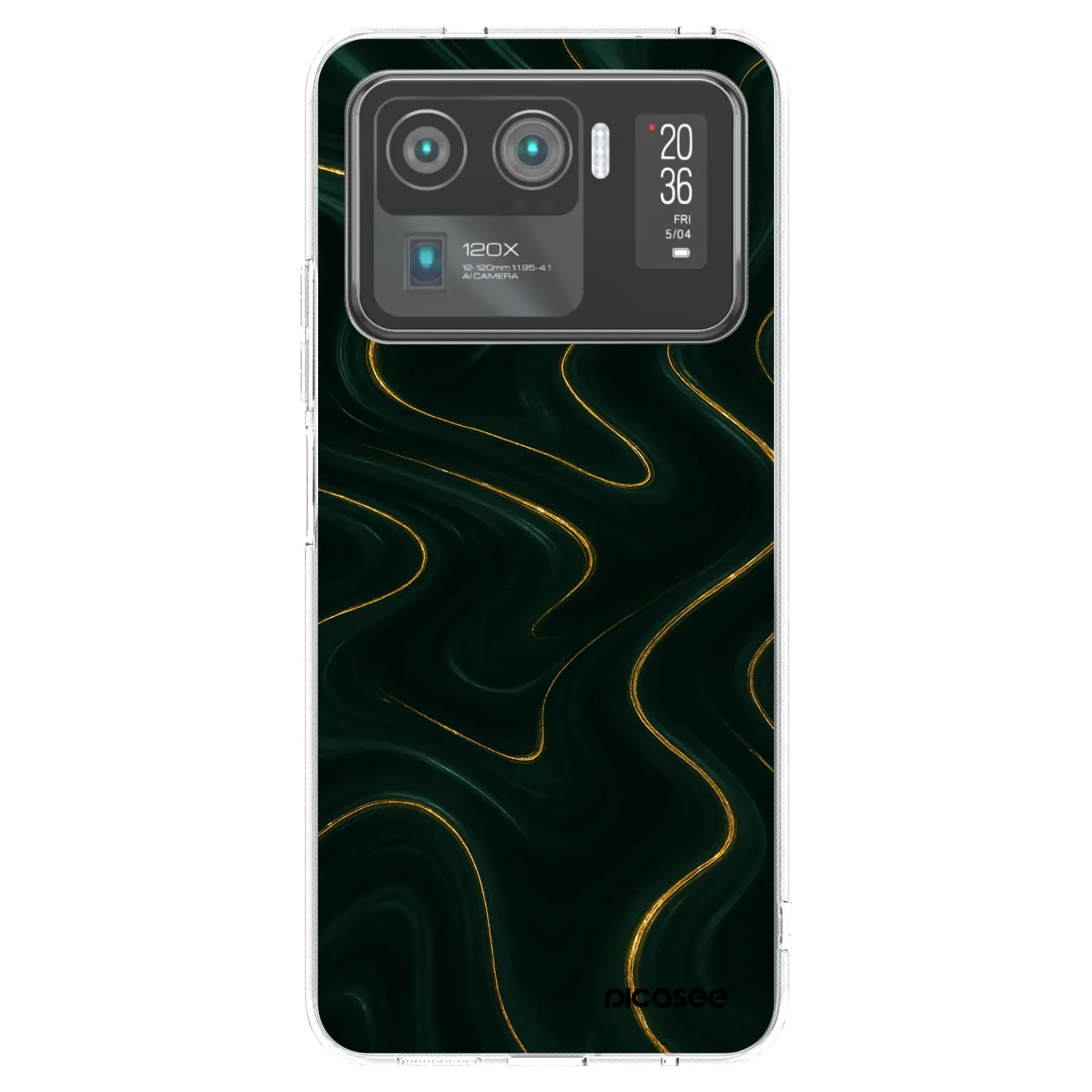 Picasee silikonski prozorni ovitek za Xiaomi Mi 11 Ultra - Vawes