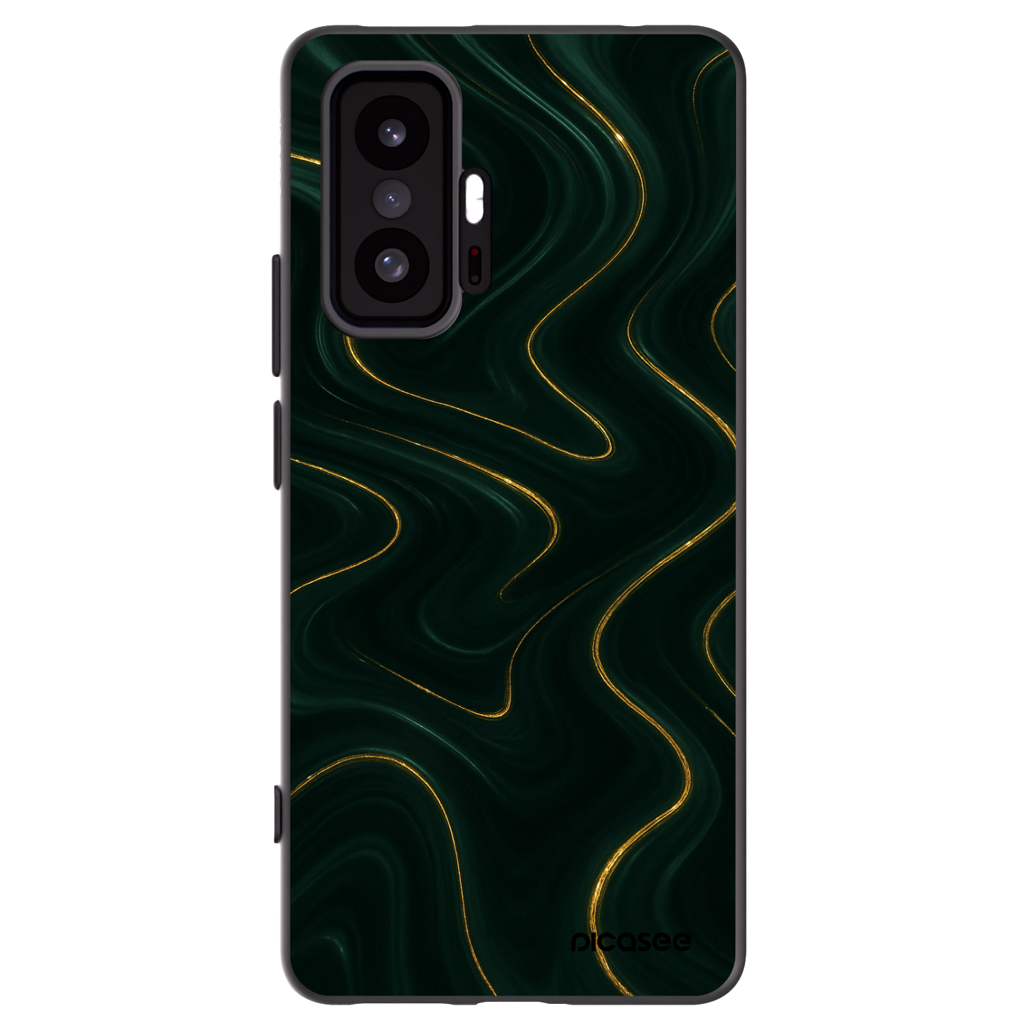 Picasee silikonski črni ovitek za Xiaomi 11T - Vawes
