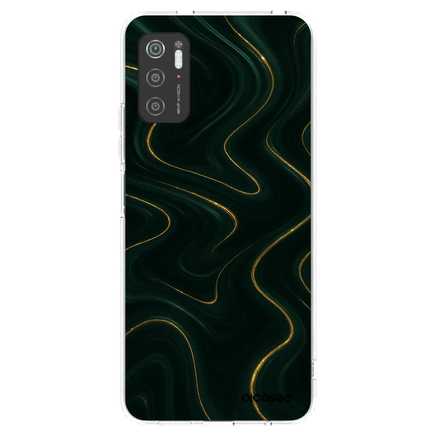 Picasee silikonski prozorni ovitek za Xiaomi Poco M3 Pro 5G - Vawes