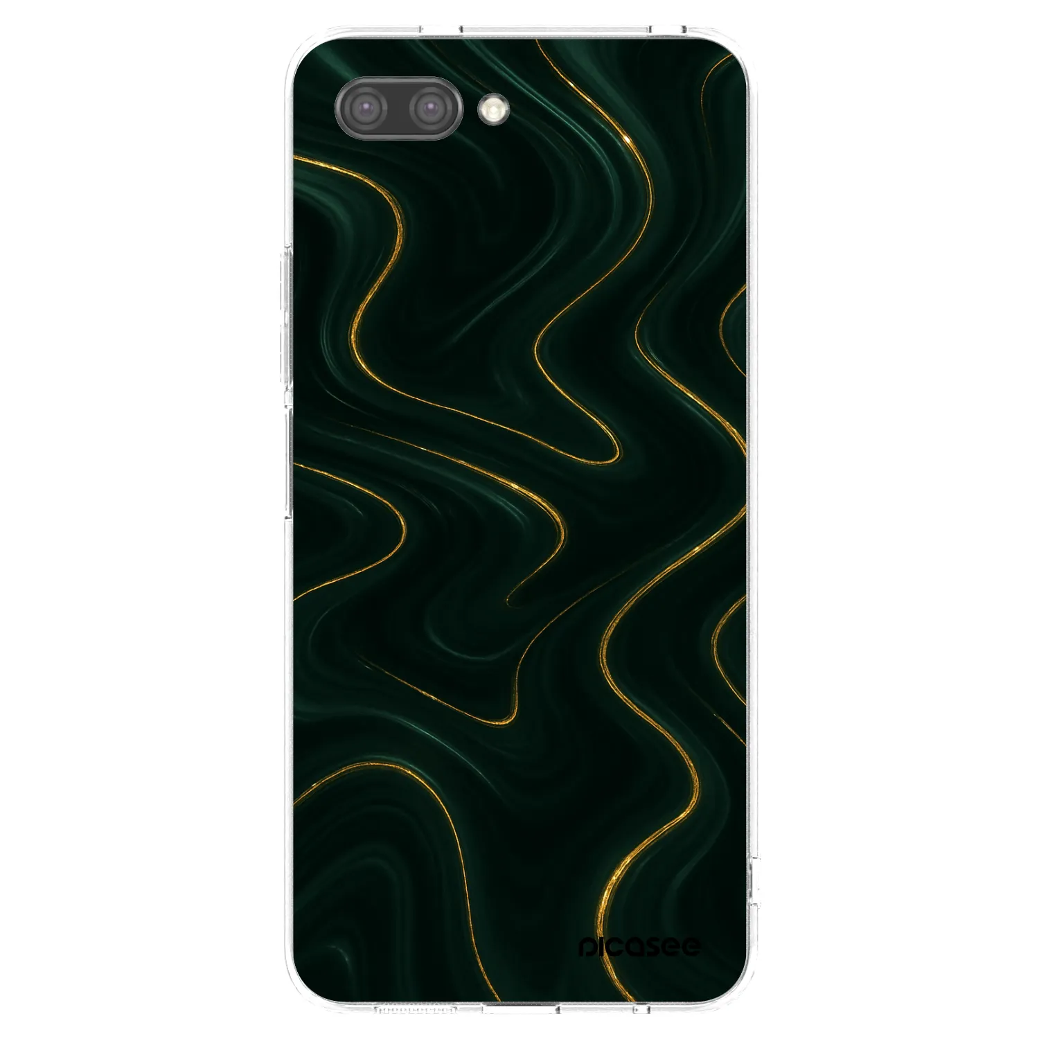 Picasee silikonski prozorni ovitek za Honor 10 - Vawes