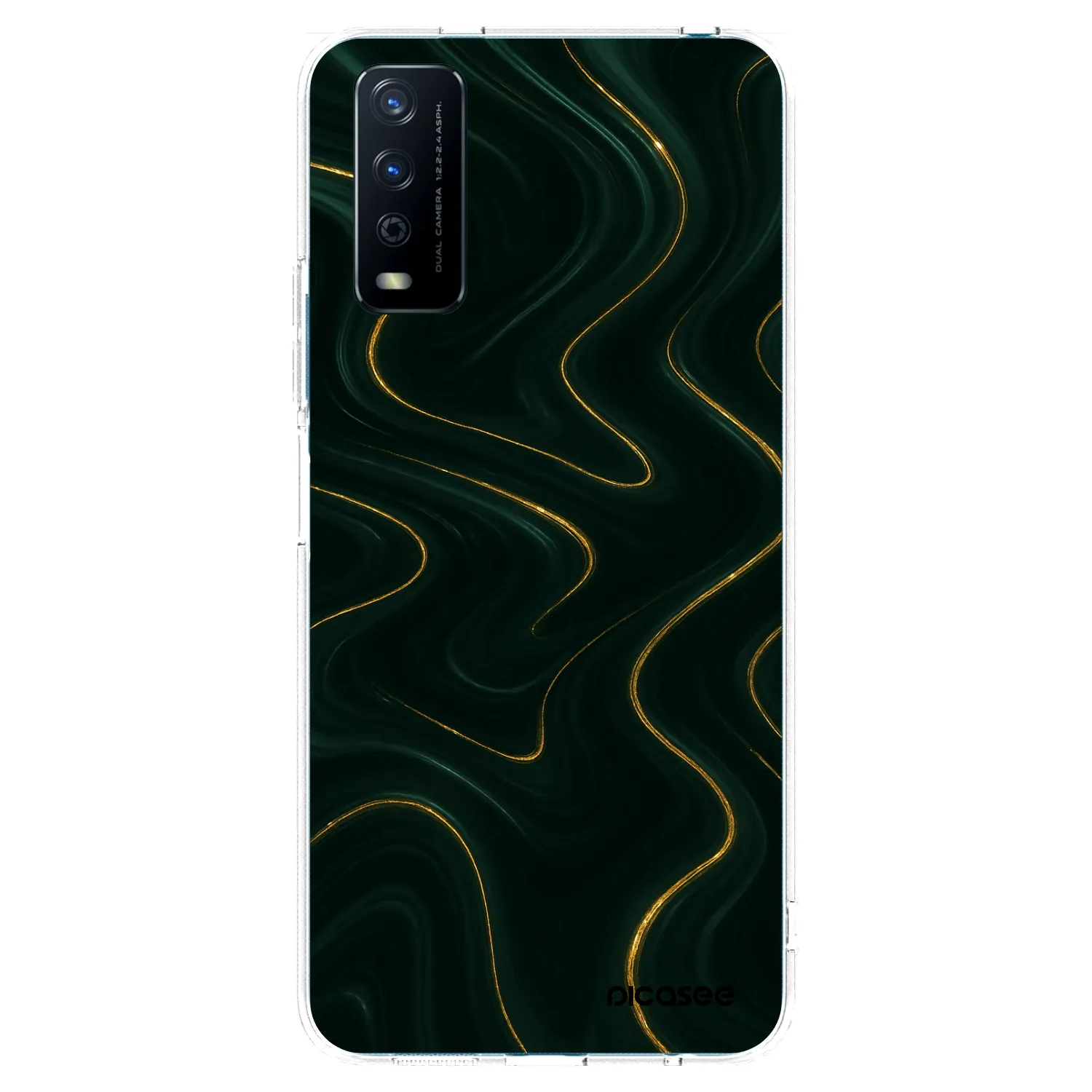 Picasee silikonski prozorni ovitek za Vivo Y11s - Vawes