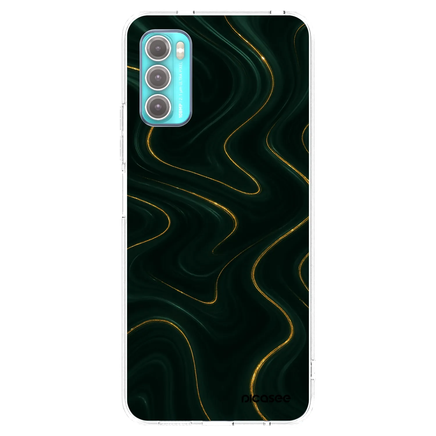 Picasee silikonski prozorni ovitek za Motorola Moto G60 - Vawes