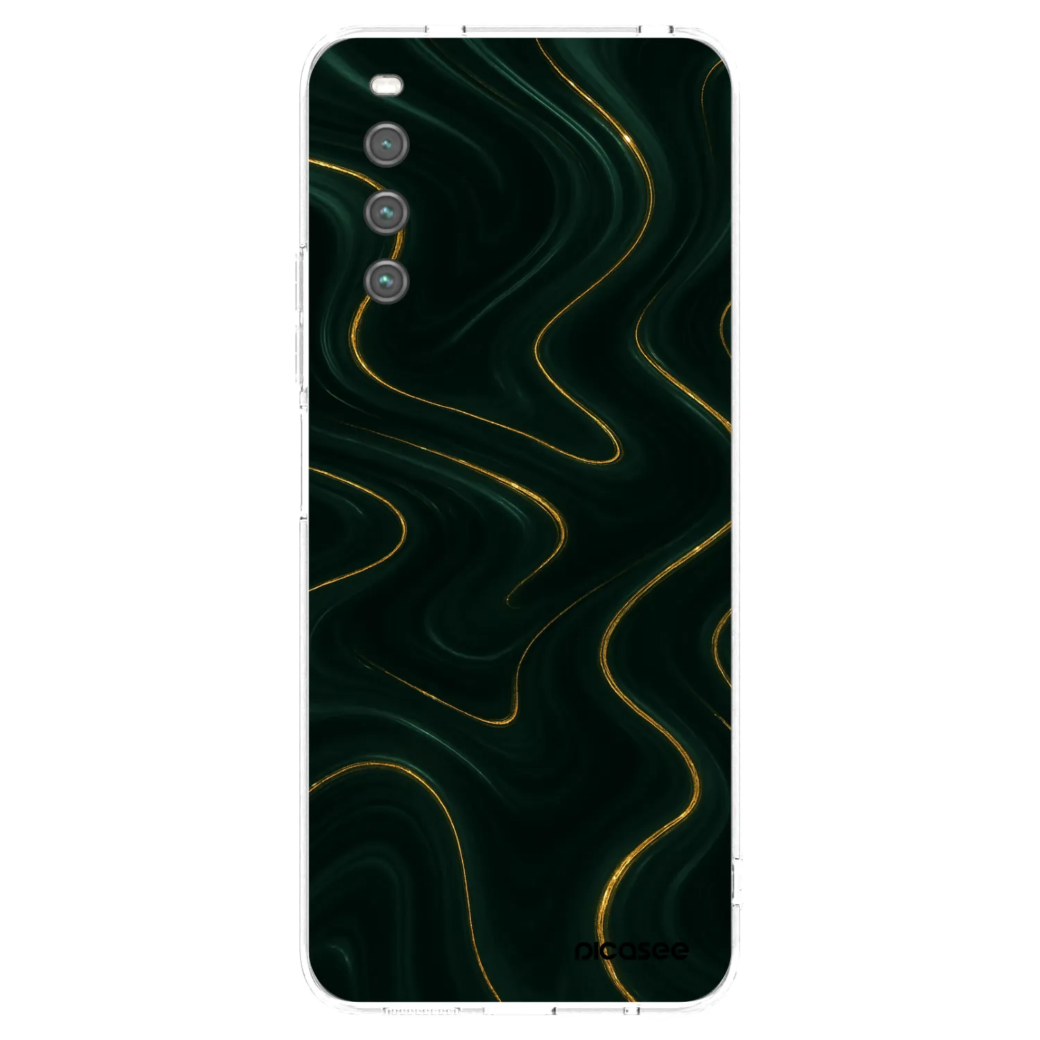 Picasee silikonski prozorni ovitek za Sony Xperia 10 IV 5G - Vawes