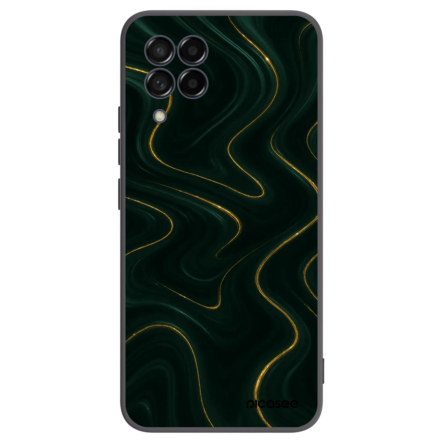 Picasee silikonski črni ovitek za Samsung Galaxy M53 5G - Vawes