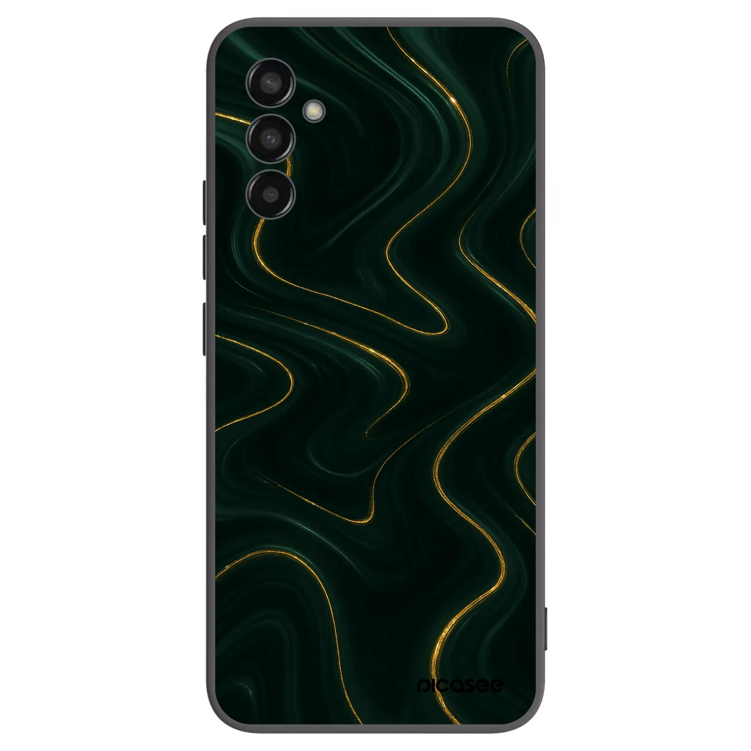 Picasee silikonski črni ovitek za Samsung Galaxy M13 M135F - Vawes