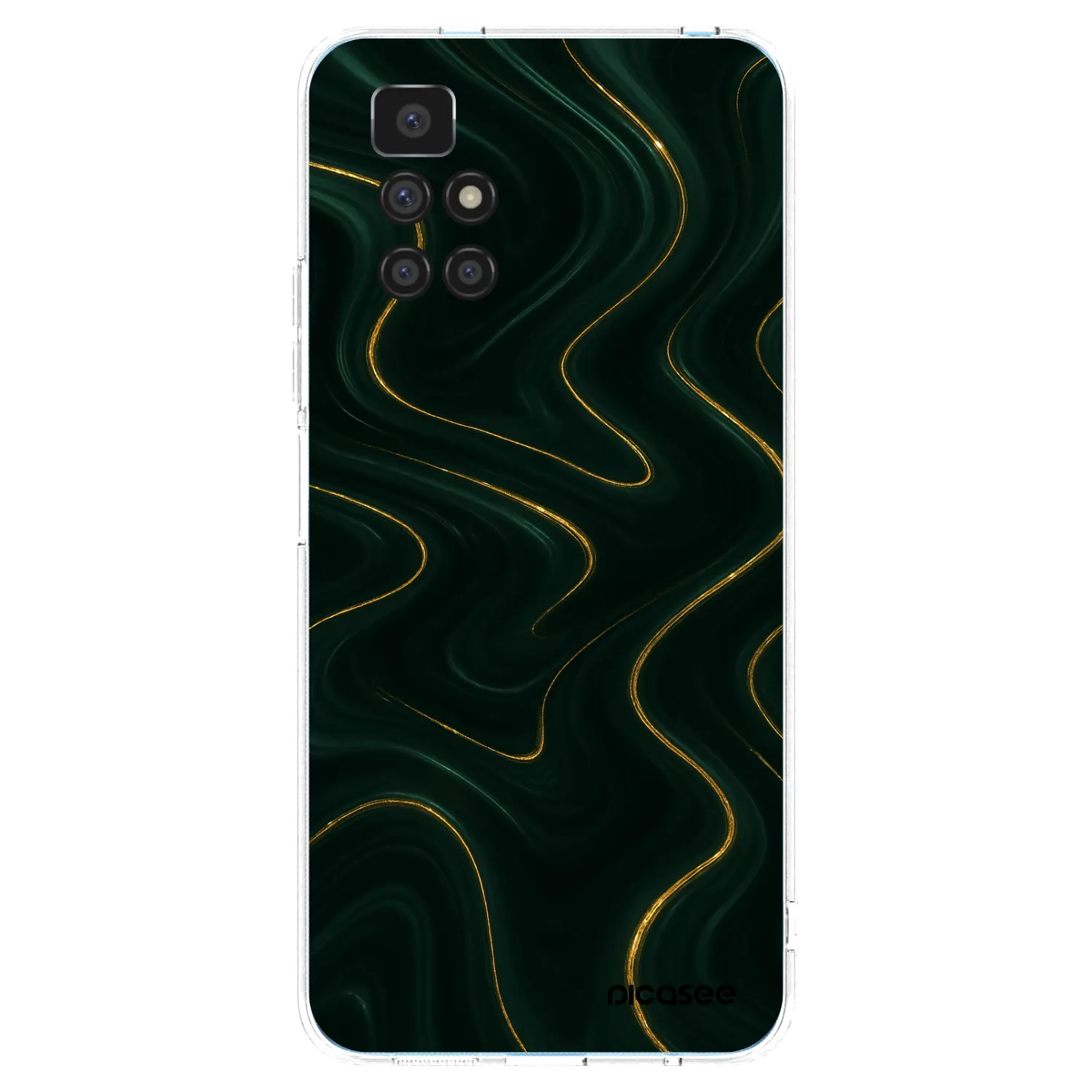 Picasee silikonski prozorni ovitek za Xiaomi Redmi 10 (2022) - Vawes