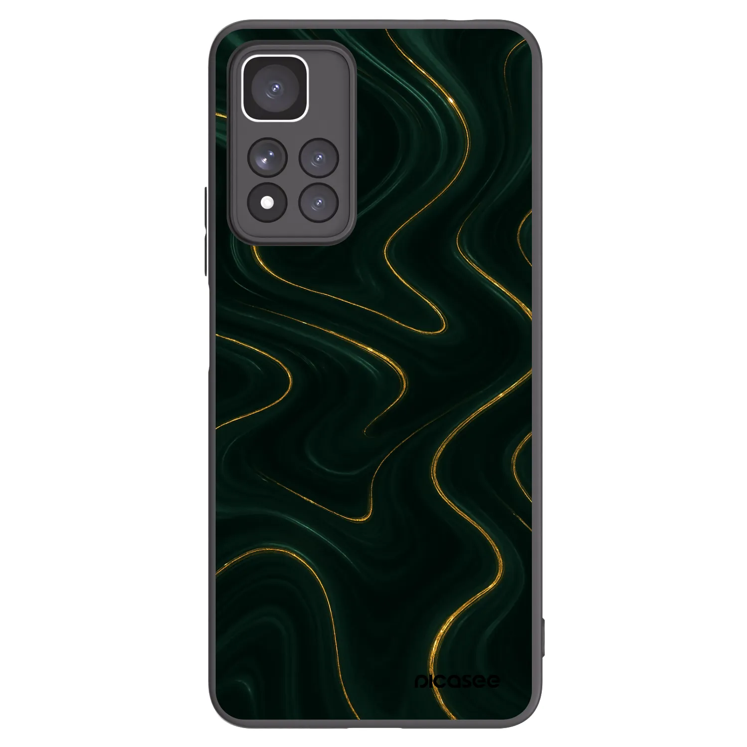 Picasee silikonski črni ovitek za Xiaomi Redmi Note 11 Pro+ 5G - Vawes
