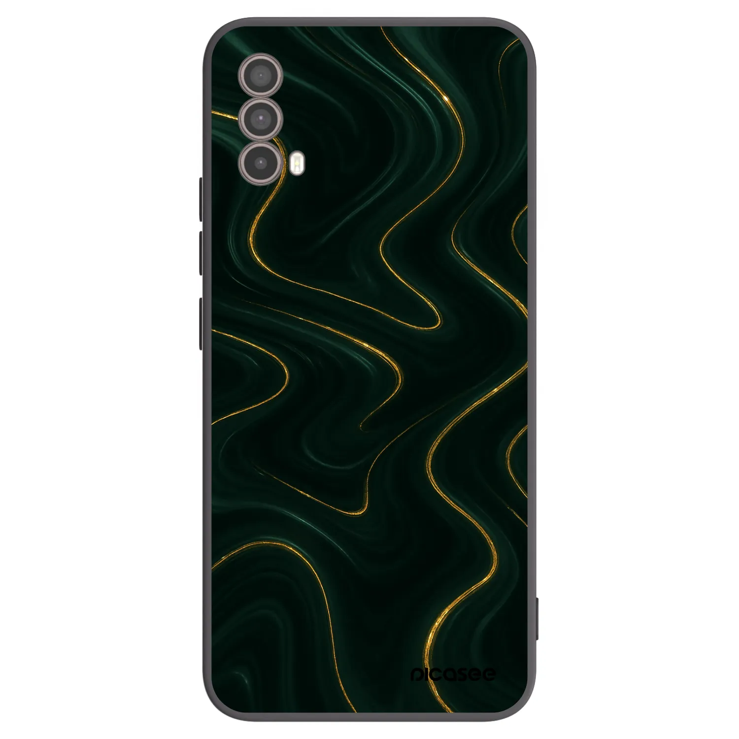 Picasee silikonski črni ovitek za Motorola Moto E40 - Vawes