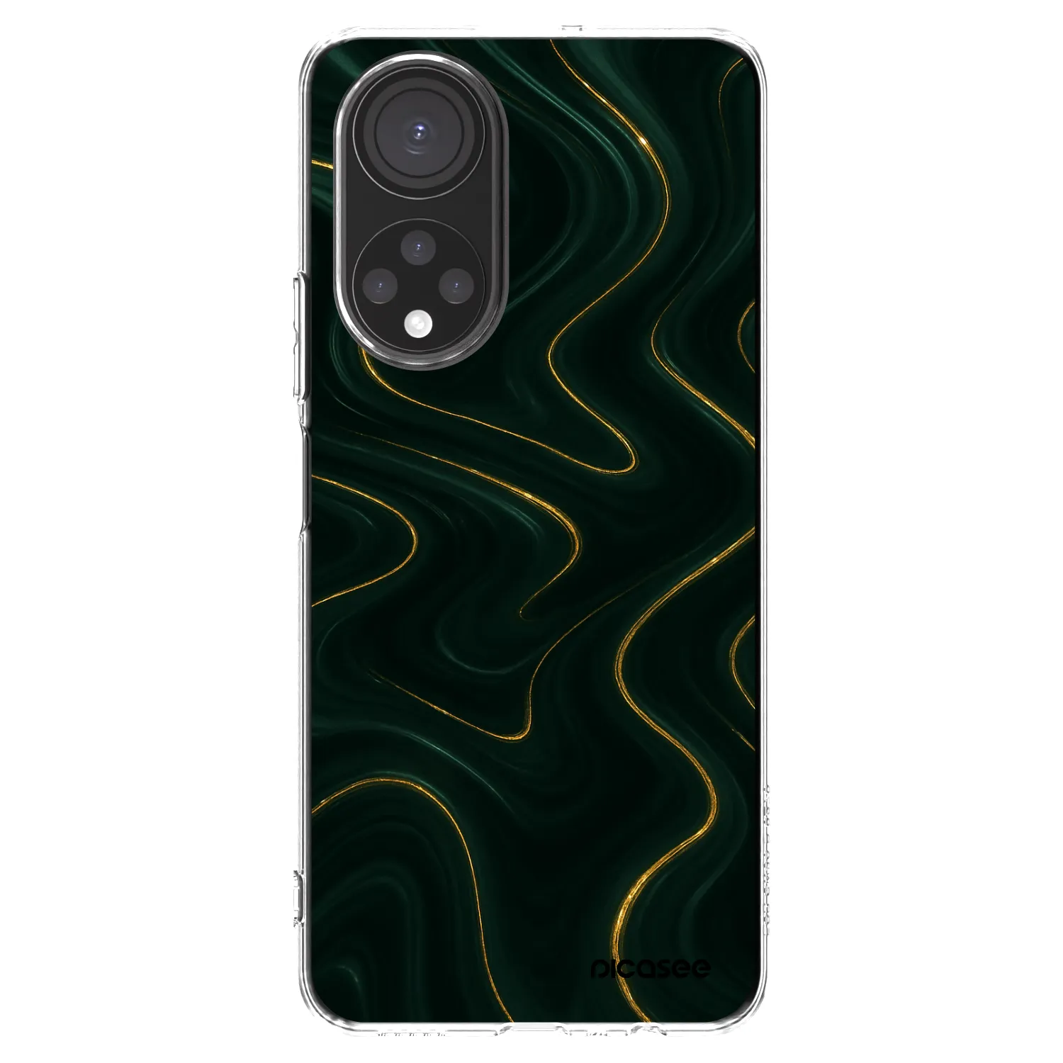 Picasee silikonski prozorni ovitek za Honor X7 - Vawes