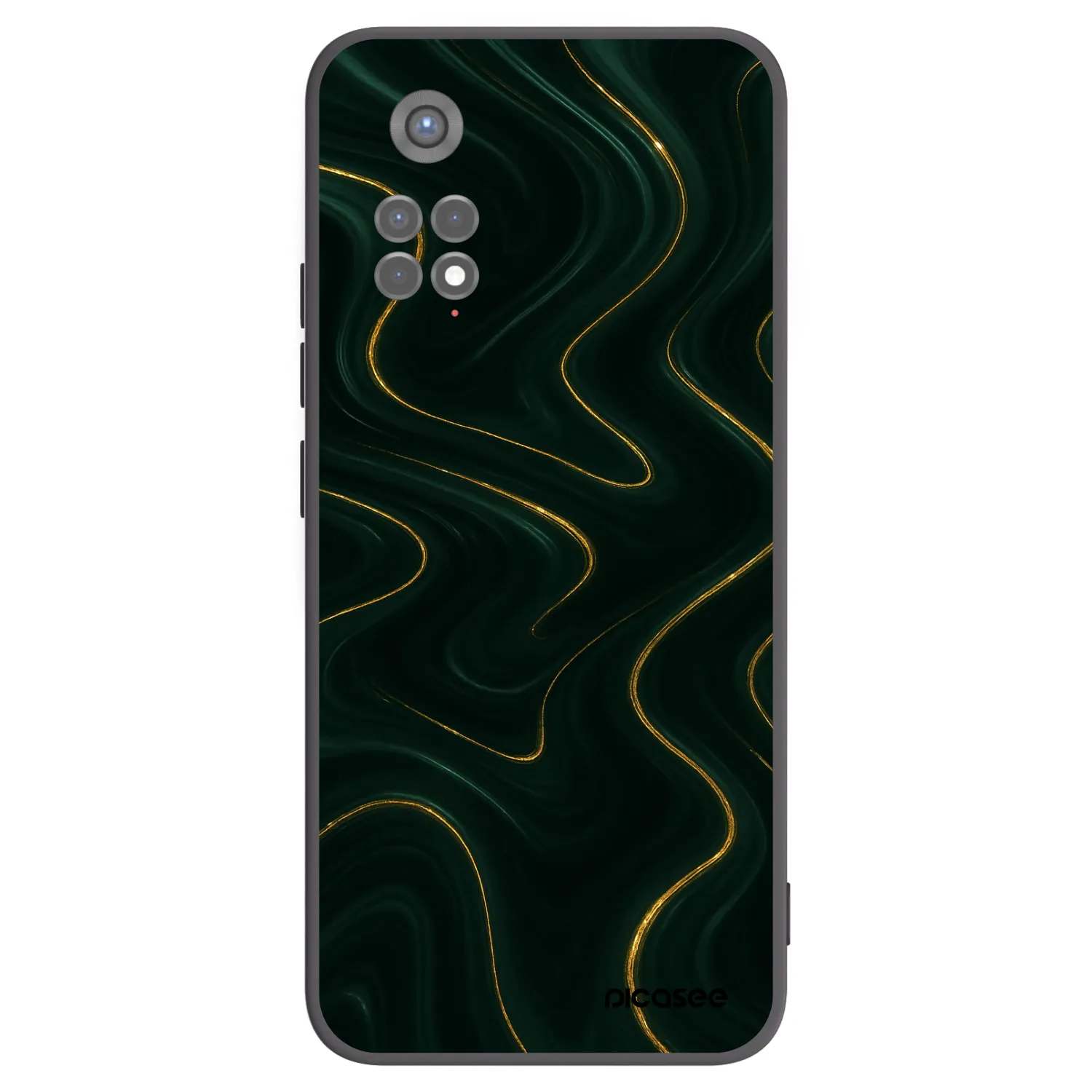 Picasee silikonski črni ovitek za Xiaomi Redmi Note 11S 5G - Vawes