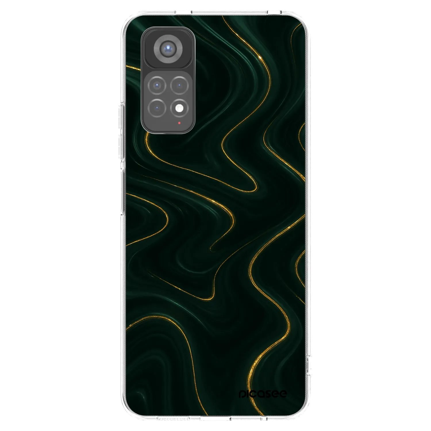 Picasee silikonski prozorni ovitek za Xiaomi Redmi Note 11S 5G - Vawes