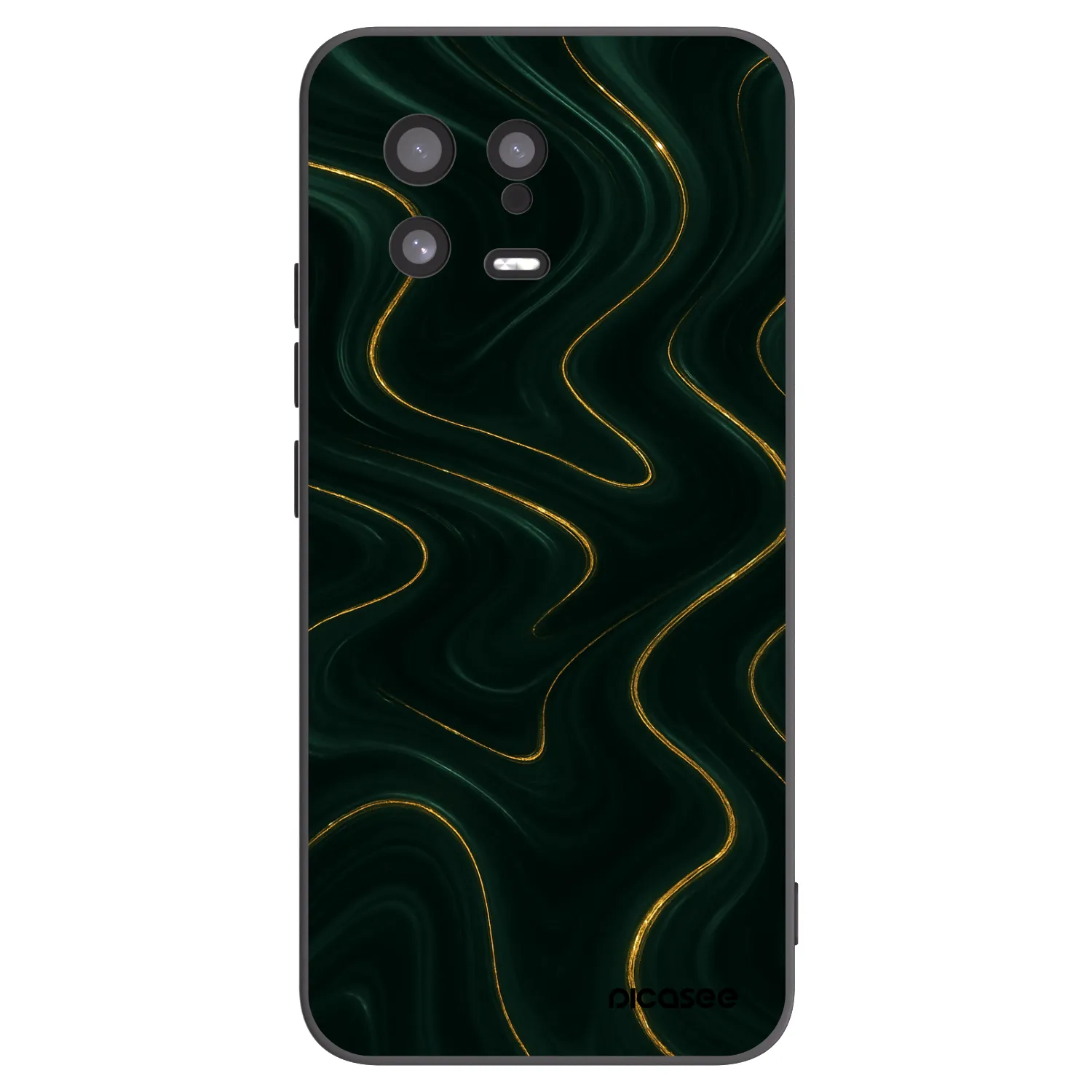 Picasee silikonski črni ovitek za Xiaomi 13 - Vawes