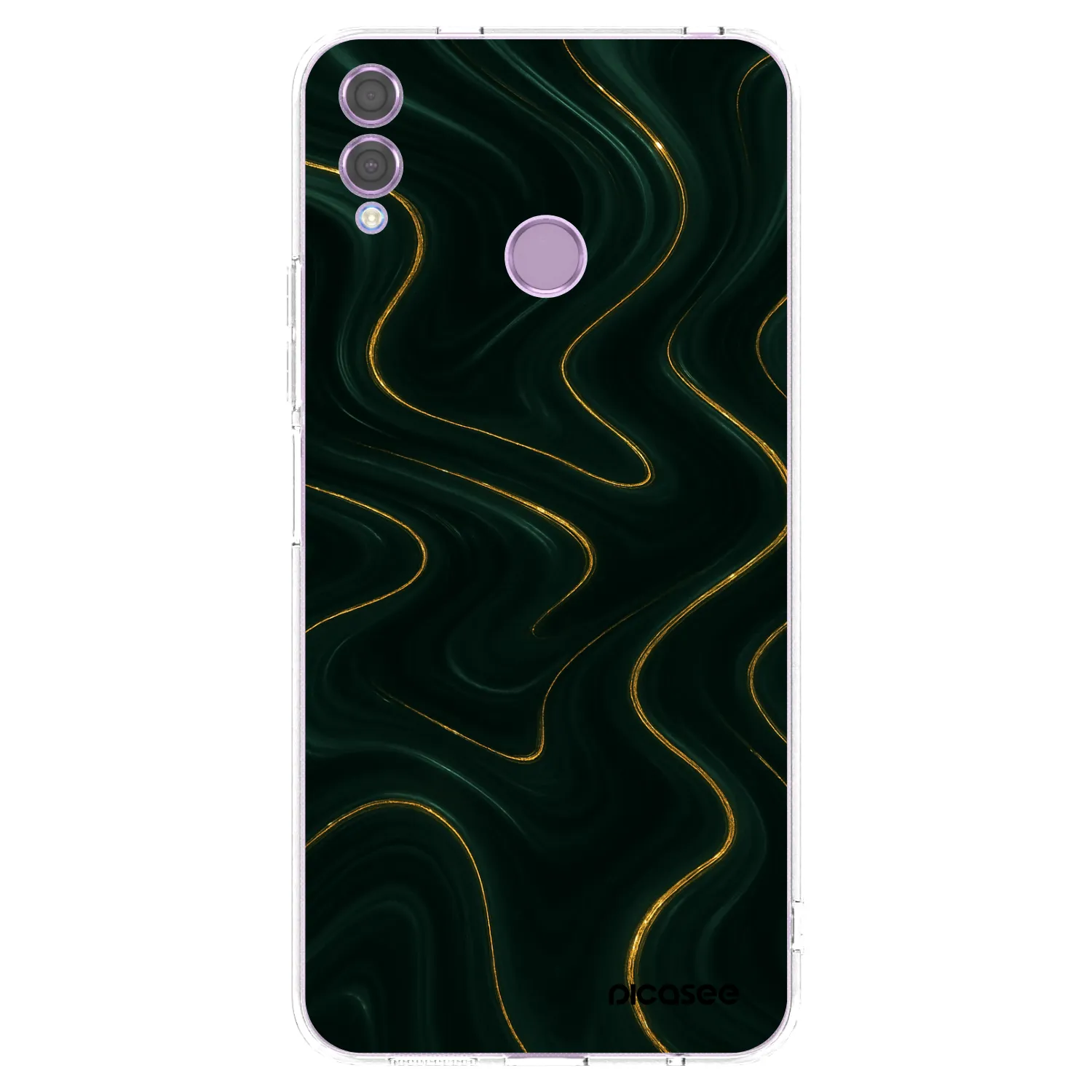 Picasee silikonski prozorni ovitek za Honor 8X - Vawes