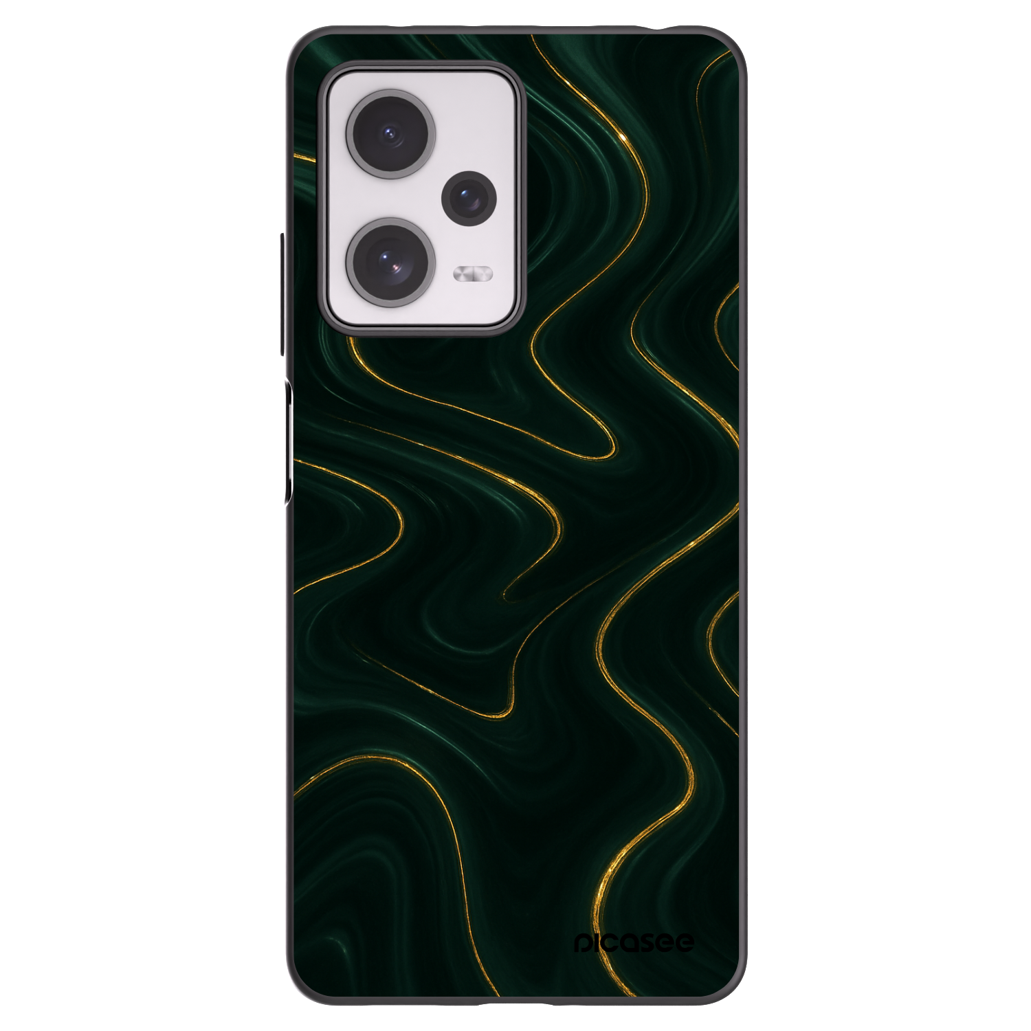 Picasee silikonski črni ovitek za Xiaomi Redmi Note 12 Pro+ 5G - Vawes
