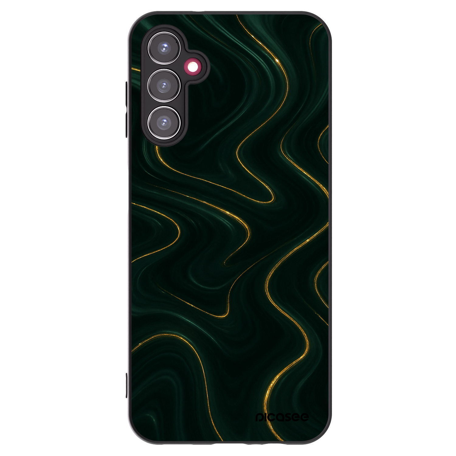 Picasee silikonski črni ovitek za Samsung Galaxy A14 5G A146P - Vawes