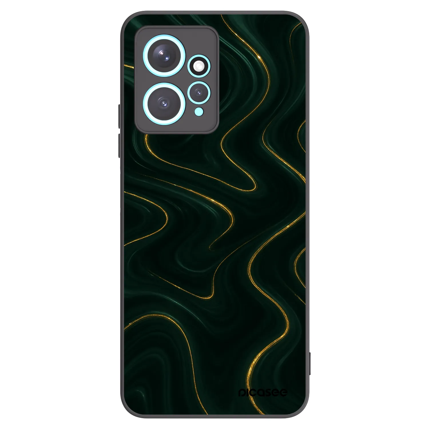 Picasee silikonski črni ovitek za Xiaomi Redmi Note 12 4G - Vawes