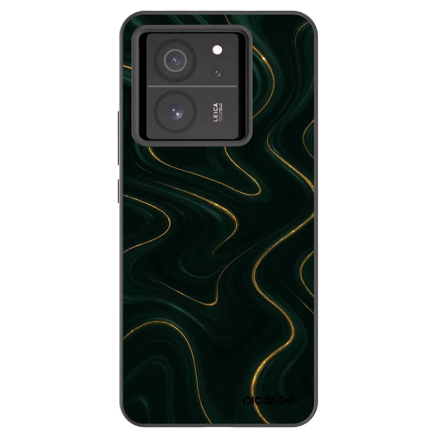 Picasee silikonski črni ovitek za Xiaomi 13T - Vawes