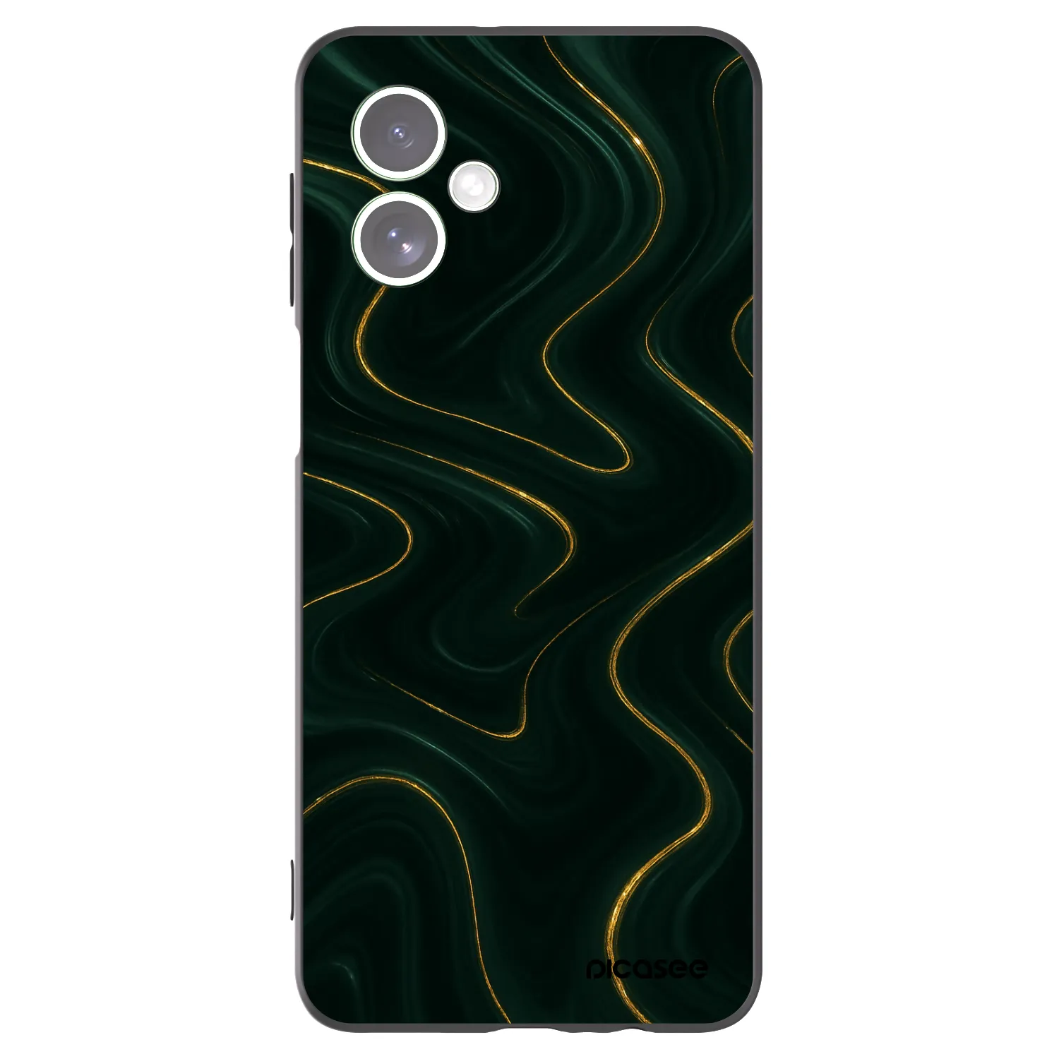 Picasee silikonski črni ovitek za Motorola Moto G54 5G - Vawes