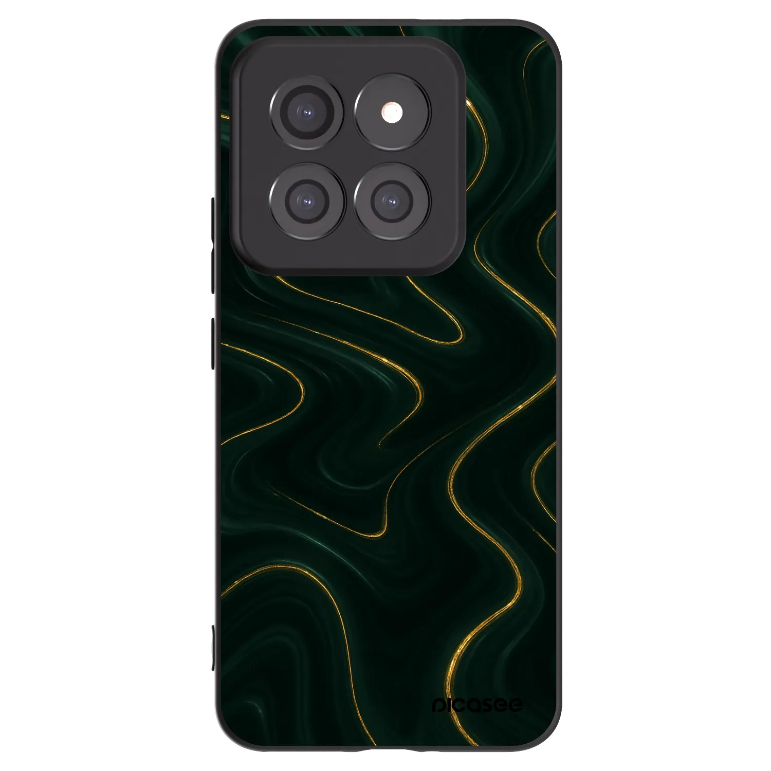 Picasee silikonski črni ovitek za Xiaomi 14 Pro - Vawes