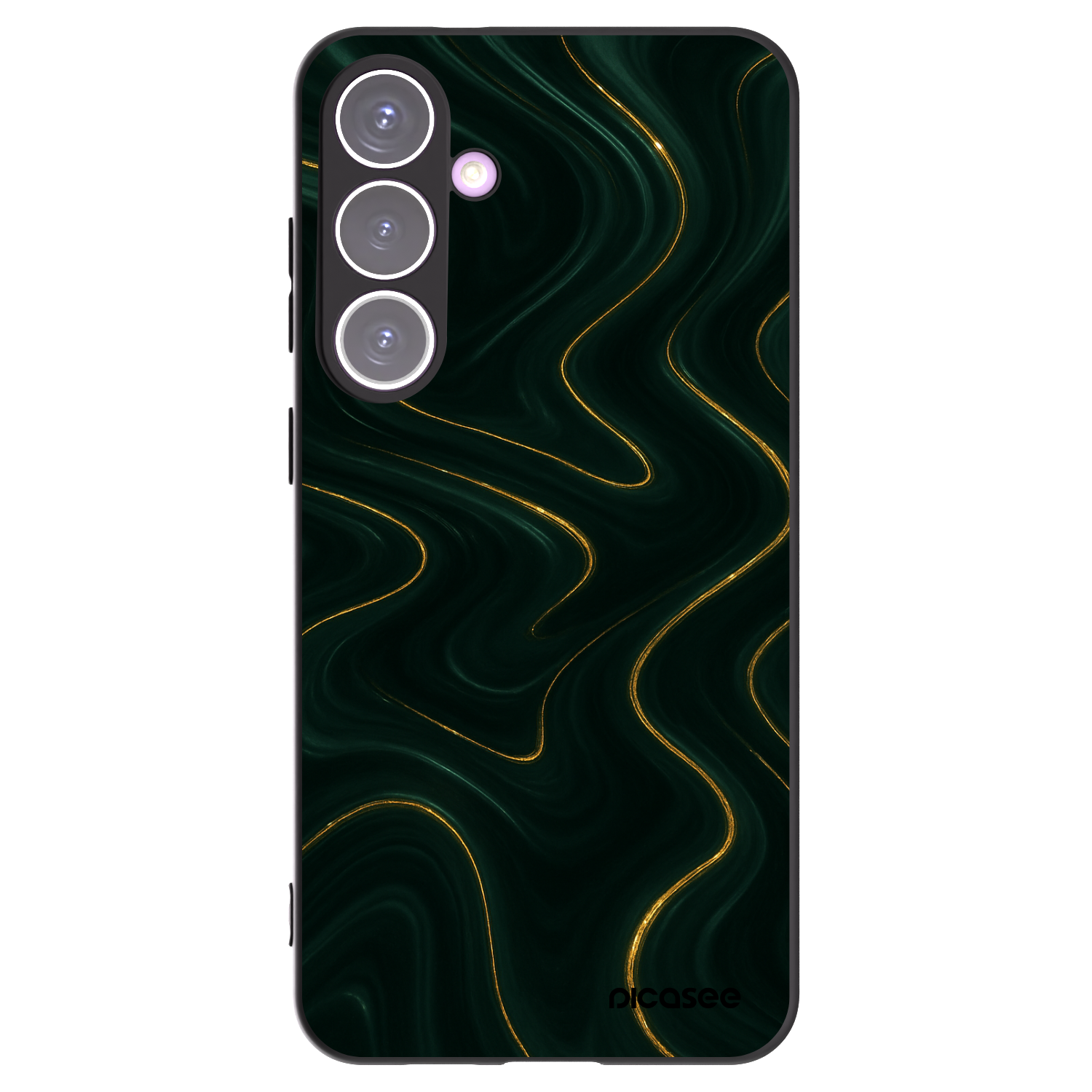 Picasee silikonski črni ovitek za Samsung Galaxy S24+ S926B 5G - Vawes