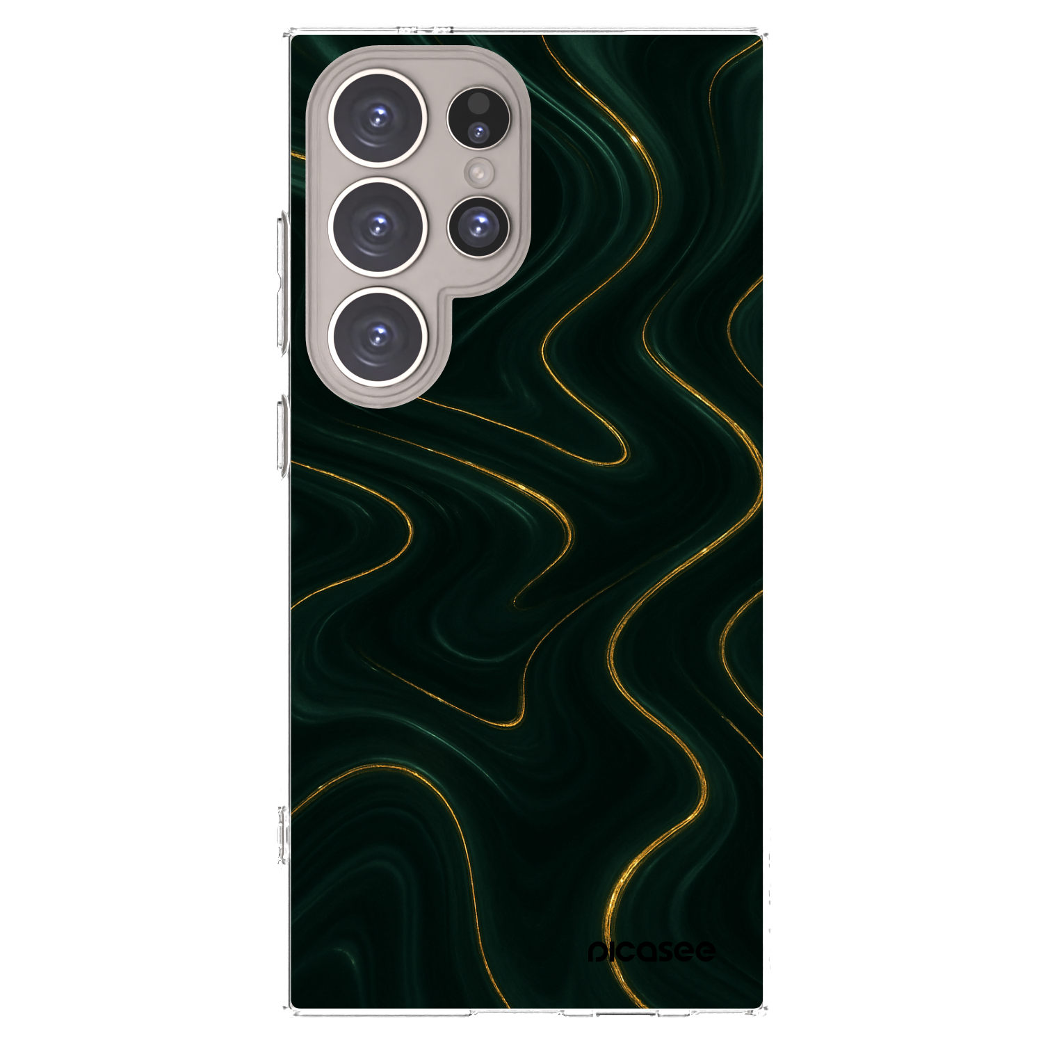 Picasee silikonski prozorni ovitek za Samsung Galaxy S24 Ultra S928B 5G - Vawes