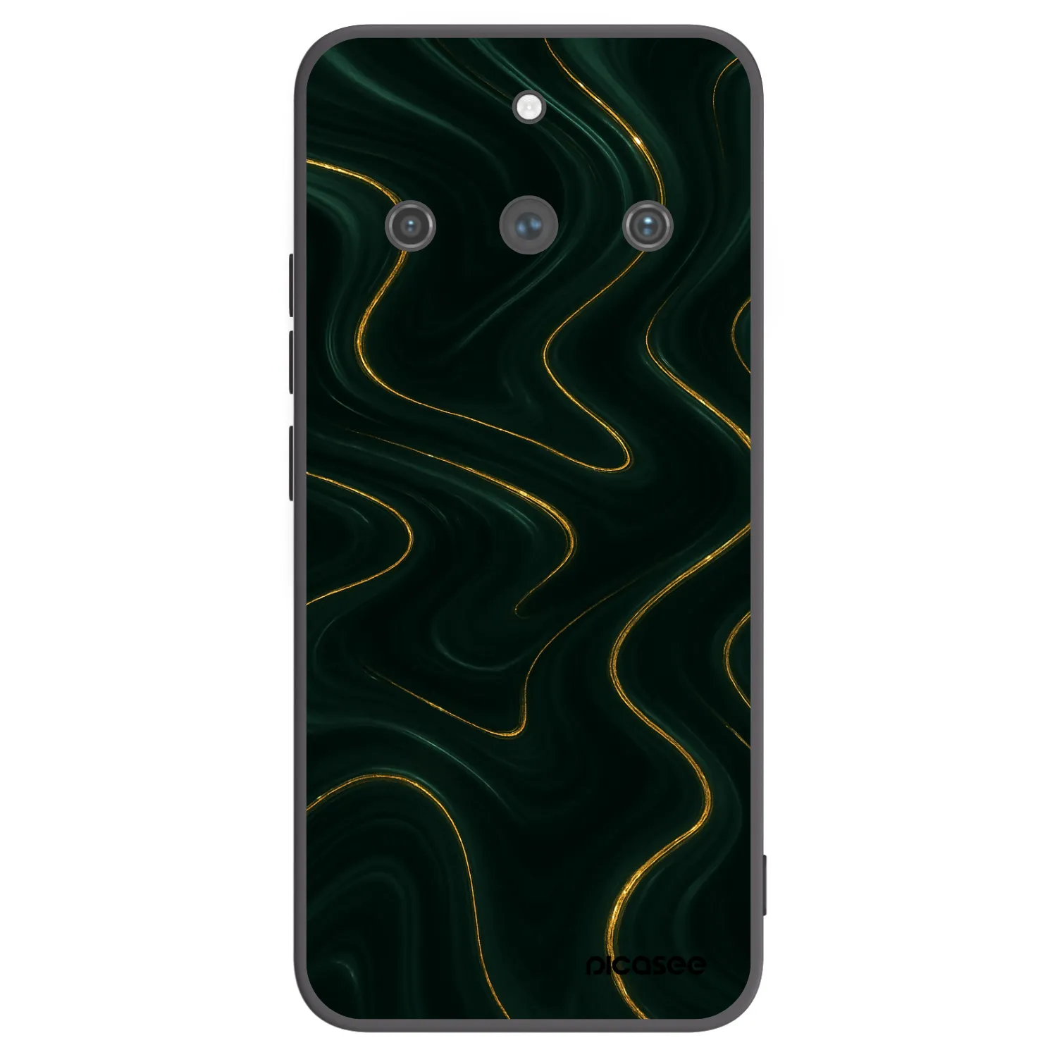 Picasee silikonski črni ovitek za Realme 11 Pro+ - Vawes
