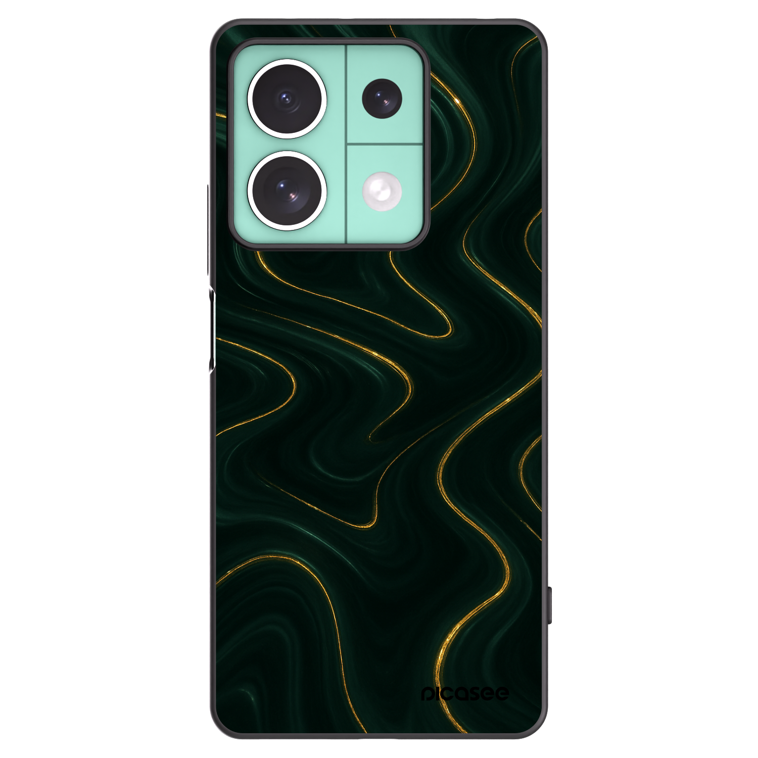 Picasee silikonski črni ovitek za Xiaomi Redmi Note 13 5G - Vawes