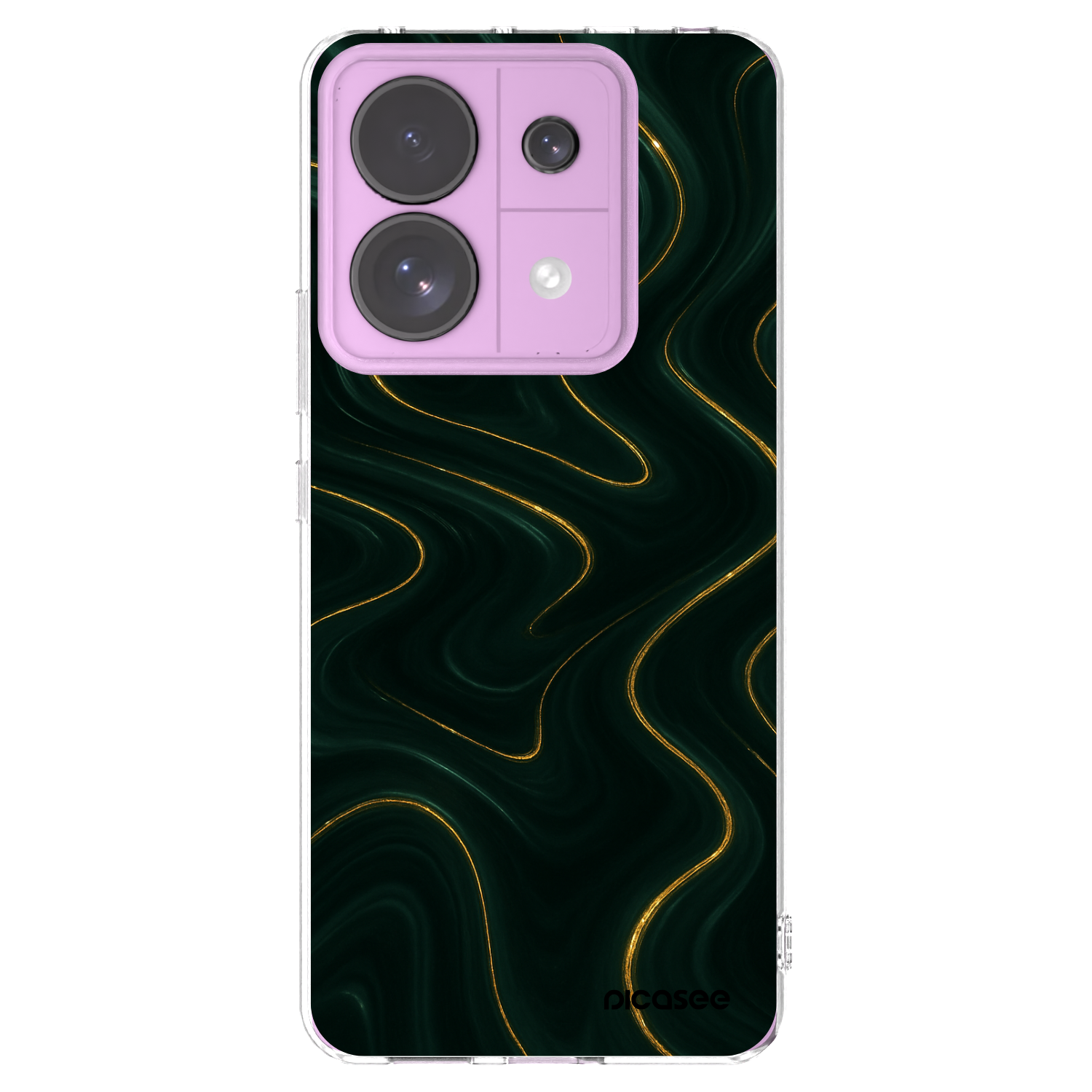 Picasee silikonski prozorni ovitek za Xiaomi Redmi Note 13 Pro 5G - Vawes