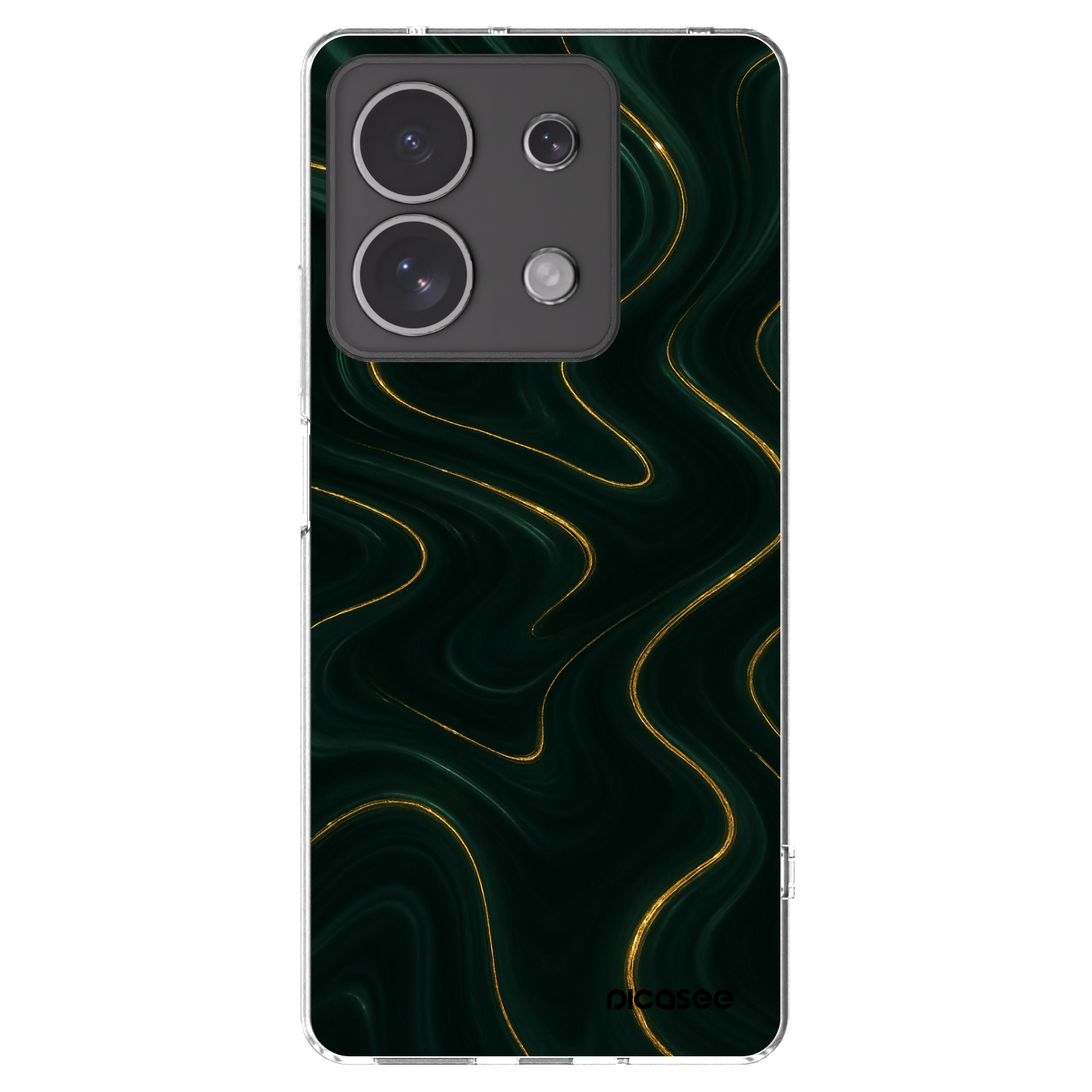 Picasee silikonski prozorni ovitek za Xiaomi Redmi Note 13 4G - Vawes