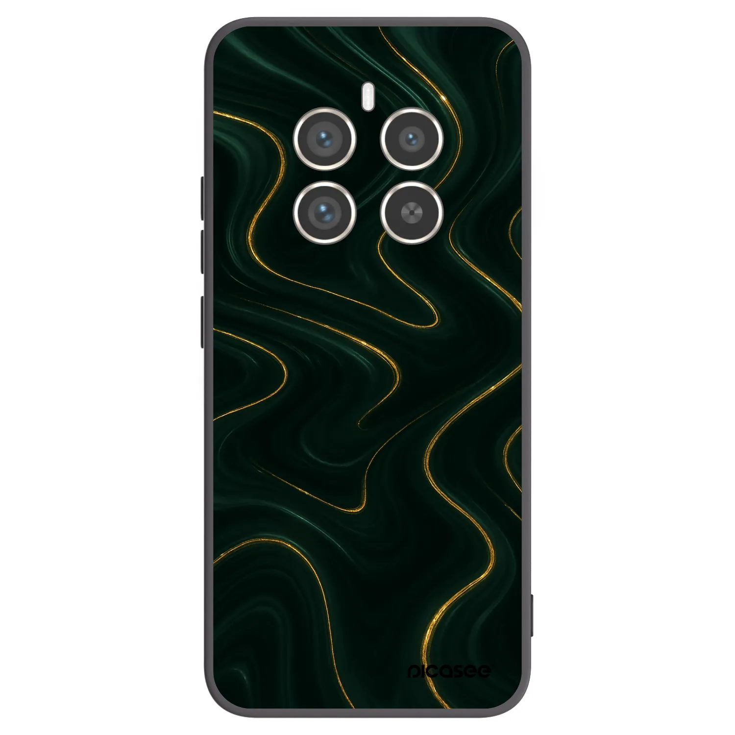Picasee silikonski črni ovitek za Realme 12 Pro 5G - Vawes