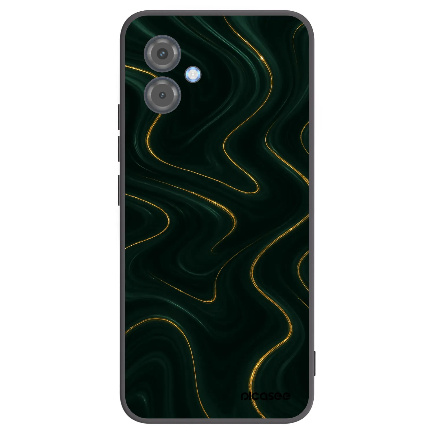 Picasee silikonski črni ovitek za Motorola Moto G14 - Vawes