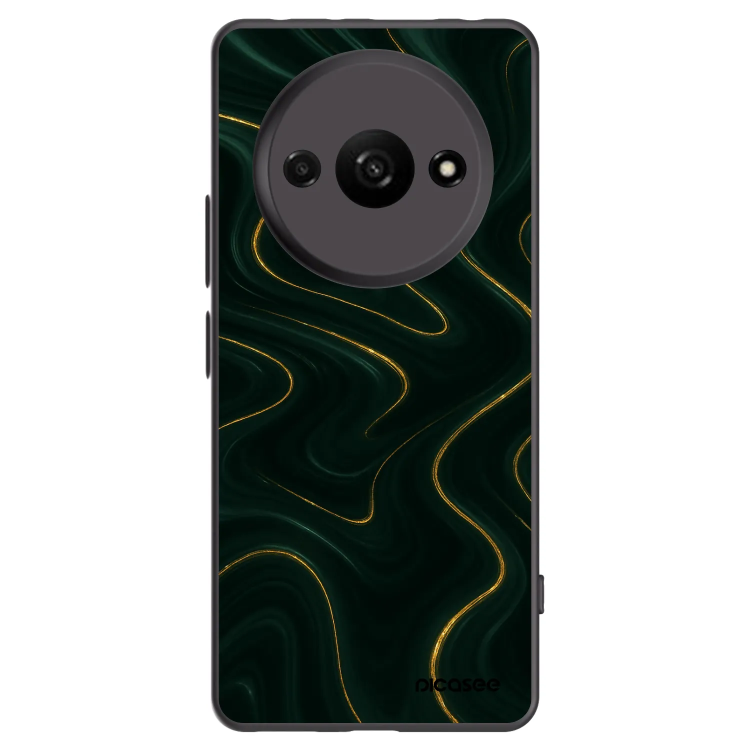 Picasee silikonski črni ovitek za Xiaomi Redmi A3 - Vawes