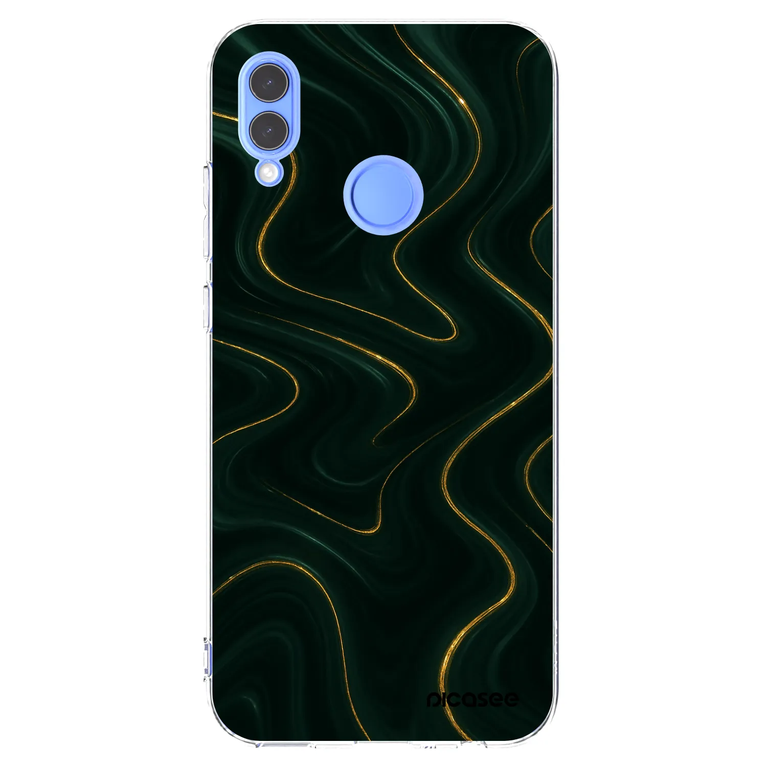 Picasee silikonski prozorni ovitek za Honor 10 Lite - Vawes