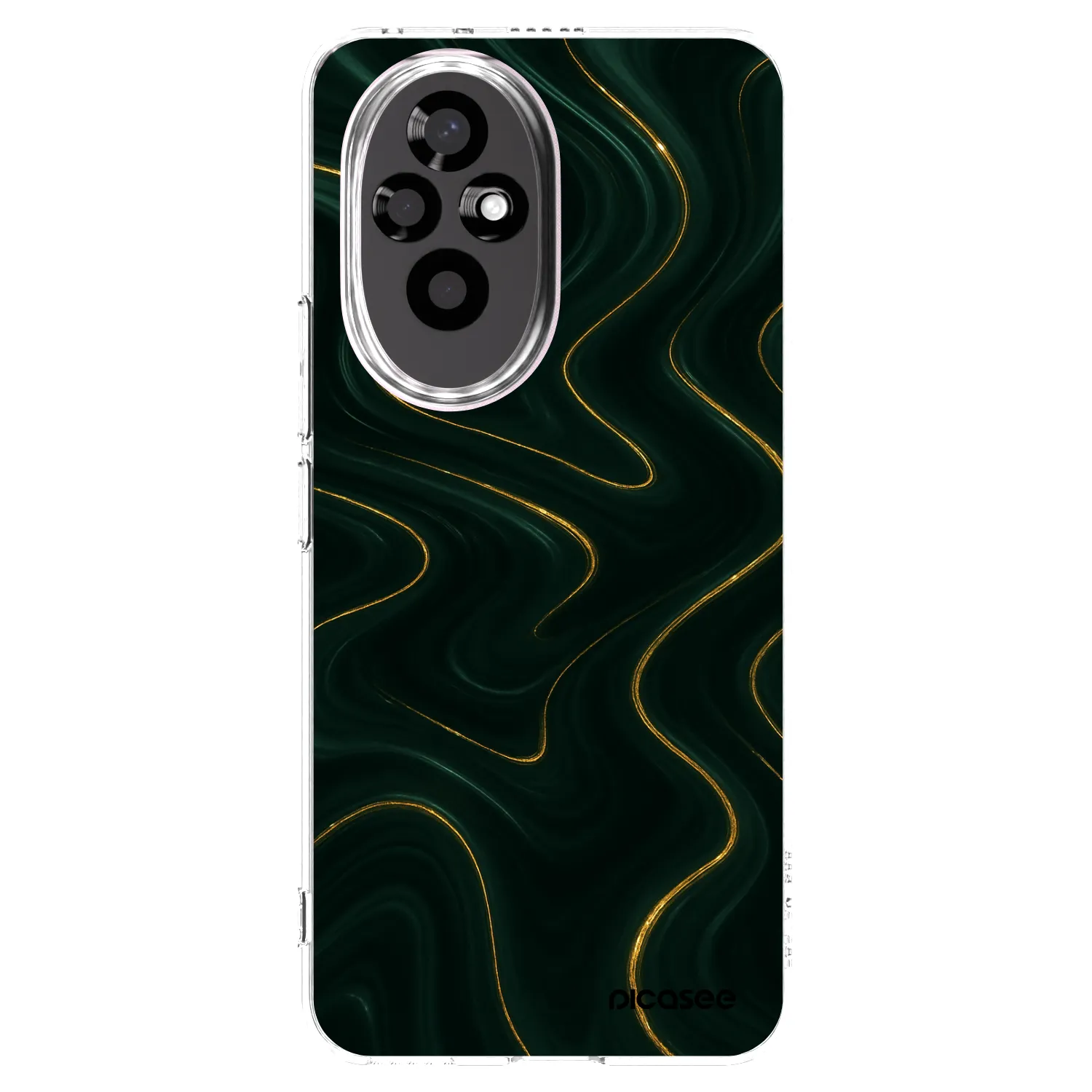 Picasee silikonski prozorni ovitek za Honor 200 Pro 5G - Vawes
