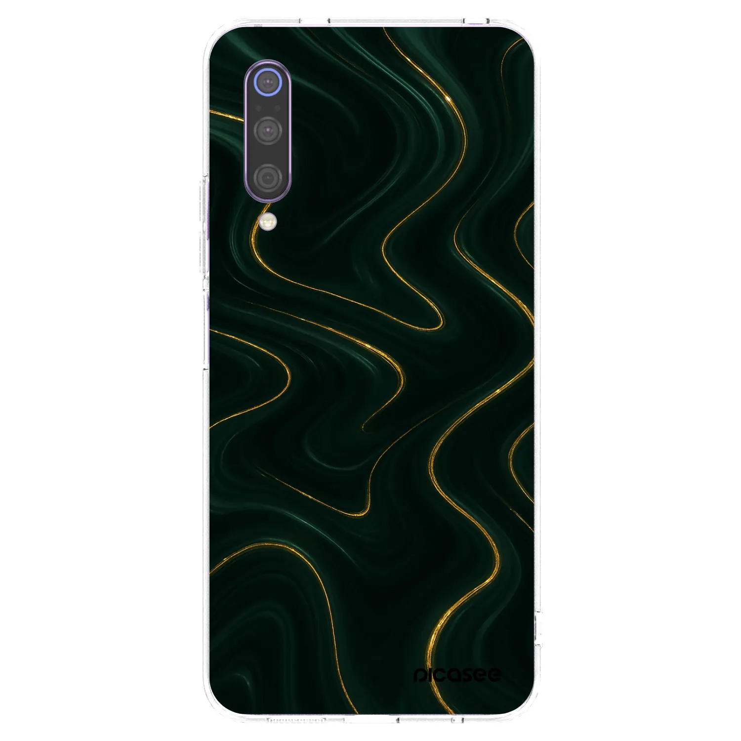 Picasee silikonski prozorni ovitek za Xiaomi Mi 9 - Vawes