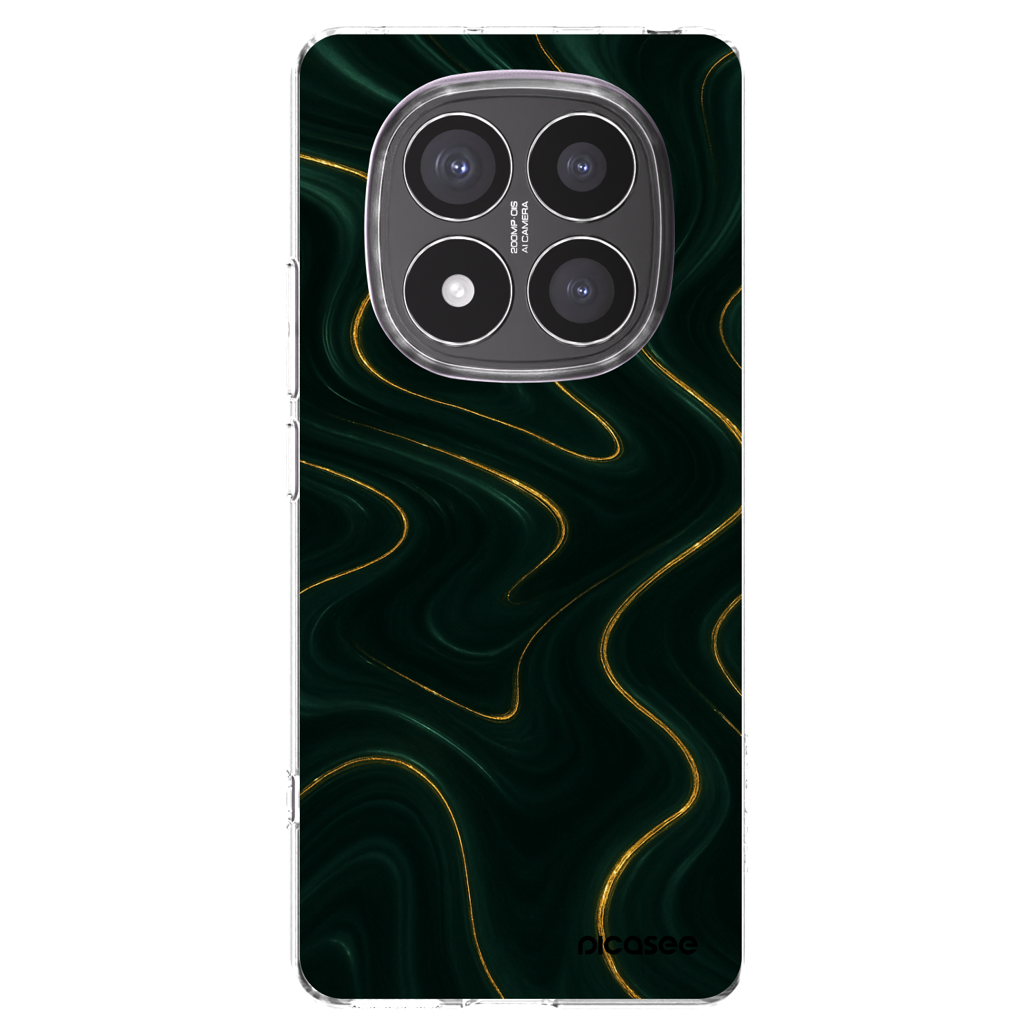 Picasee silikonski prozorni ovitek za Xiaomi Redmi Note 14 Pro+ 5G - Vawes