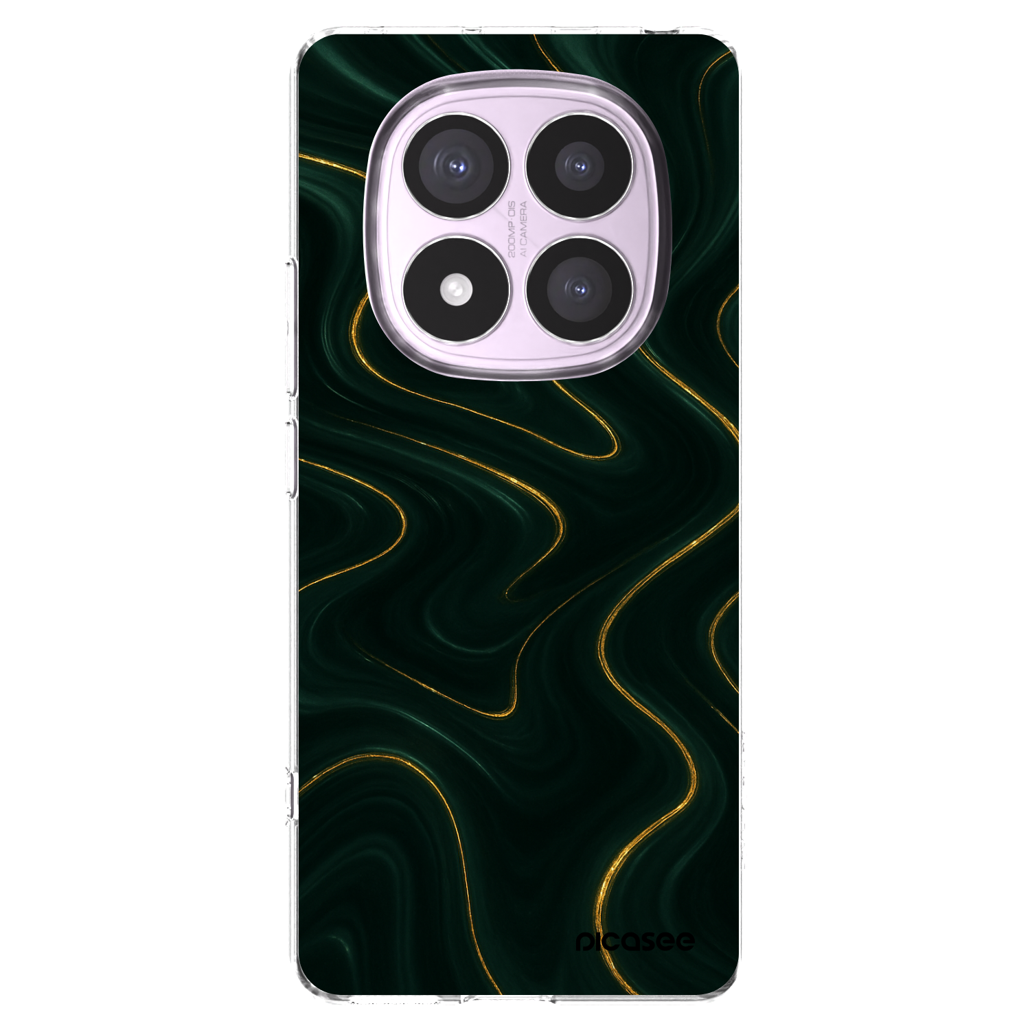 Picasee silikonski prozorni ovitek za Xiaomi Redmi Note 14 Pro 5G - Vawes
