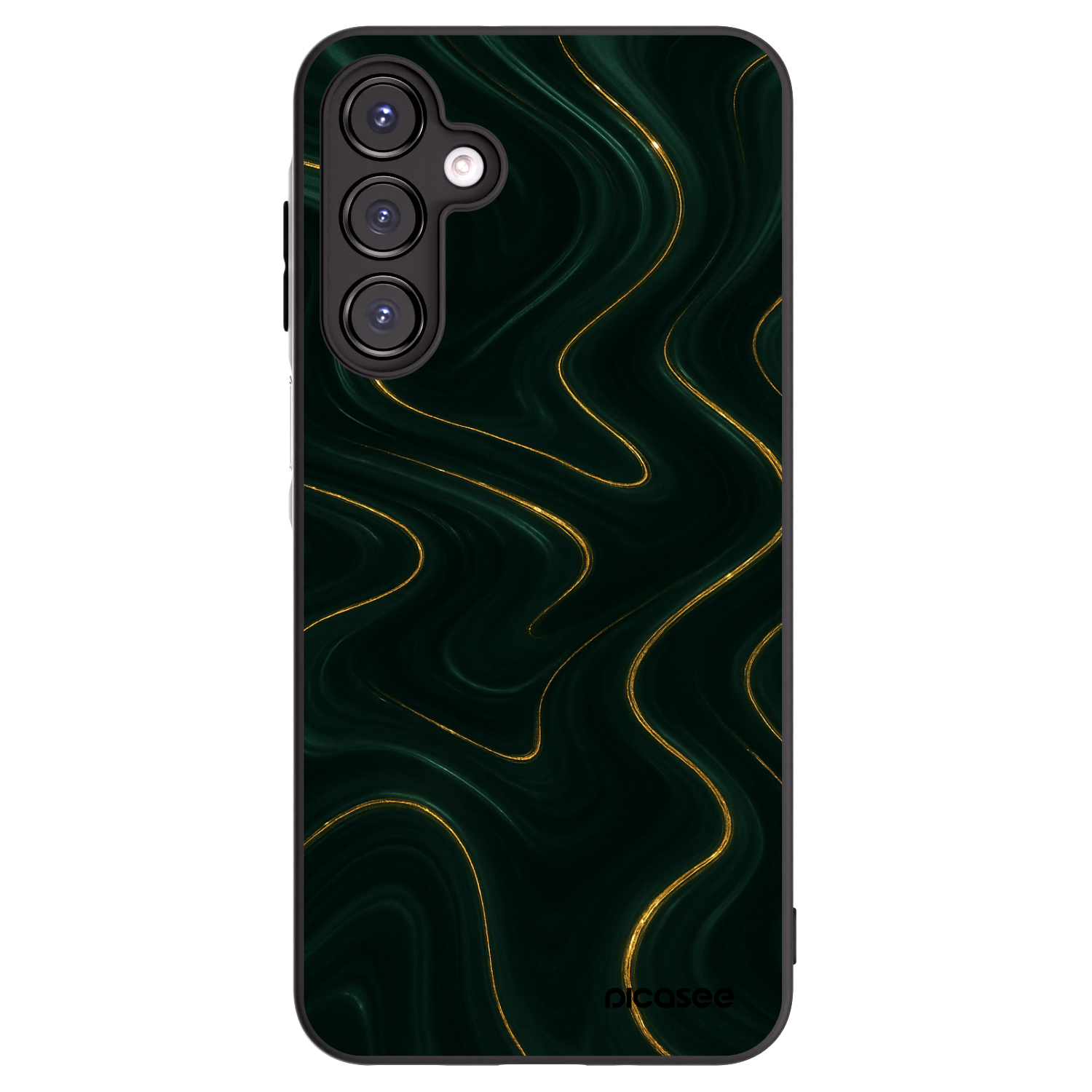 Picasee silikonski črni ovitek za Samsung Galaxy A16 5G - Vawes